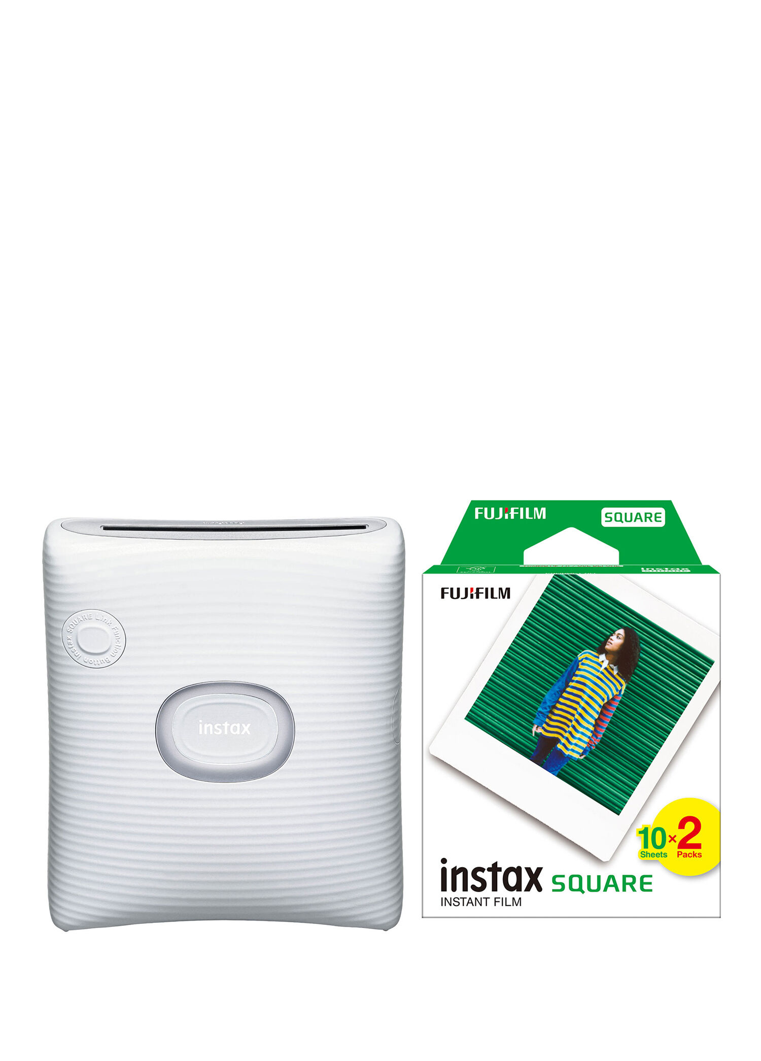 Instax SQ Link Beyaz Ex D Akıllı Telefon Yazıcısı + 20'li Film