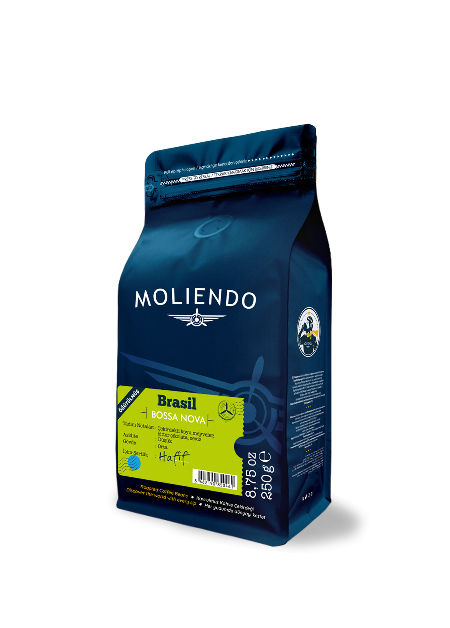 P Moliendo Finest Coffee Brasil Bossa Nova Yoresel Ogutulmus Filtre Kahve 250 Gr