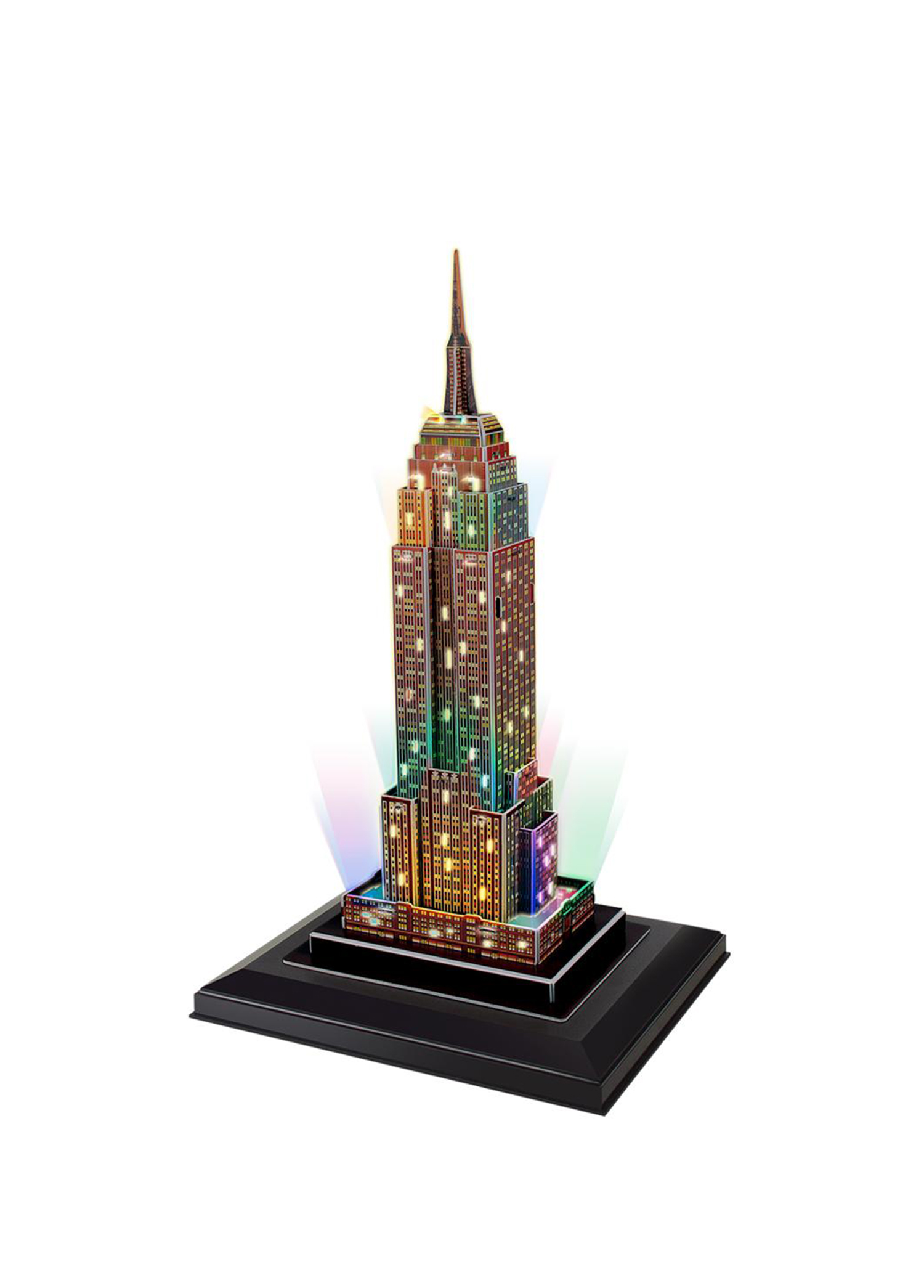 Abd Led Işıklı Empire State Binası 3D Puzzle 38 Parça