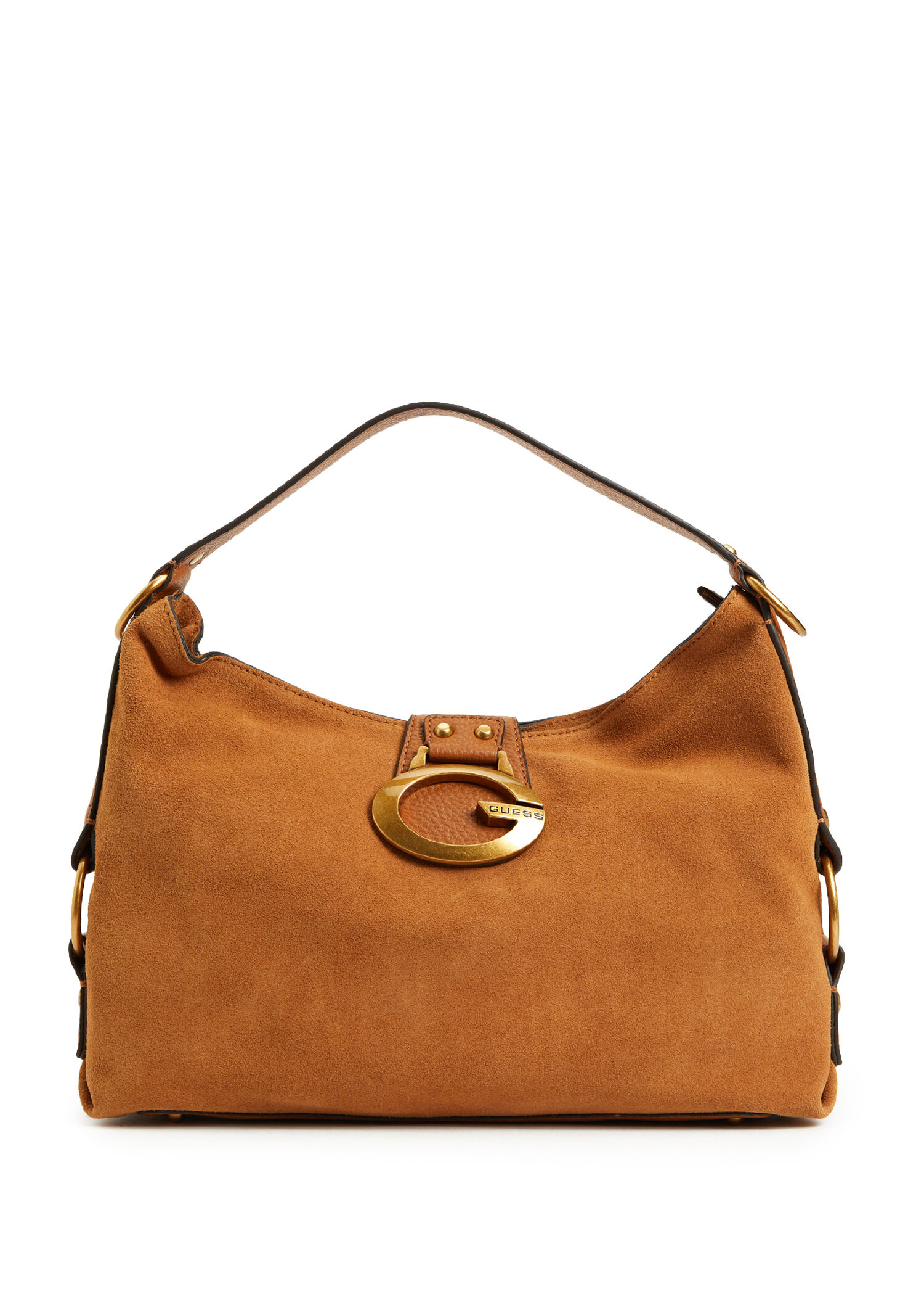 Guess - Mintha Small Taba Kadın Deri Çanta - Kahverengi