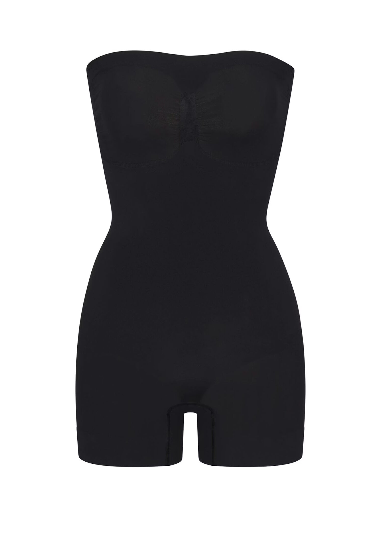 Seamless Sculpt Straplez Siyah Bodysuit