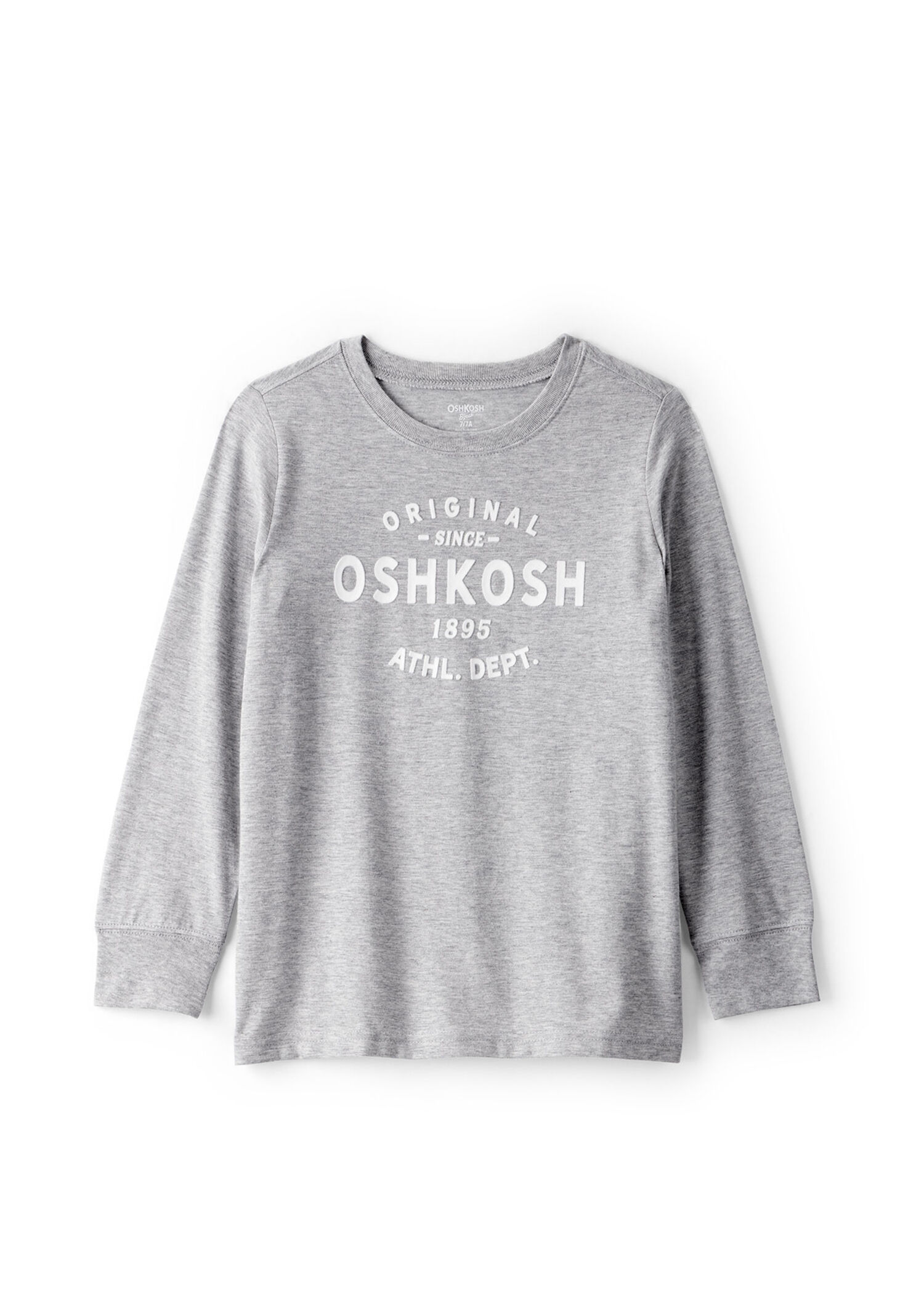 Gri Uzun Kollu Erkek Çocuk T-Shirt