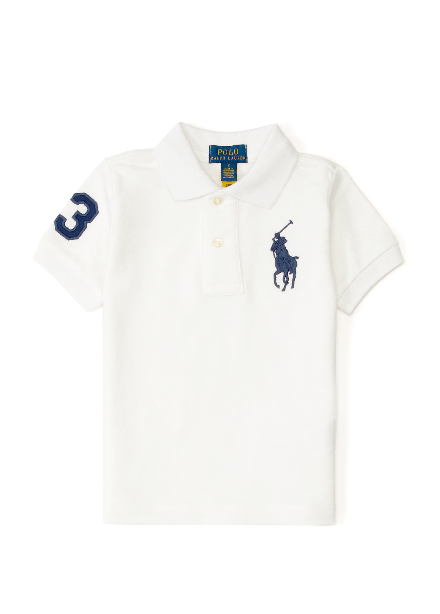 Beyaz Çocuk Polo T-shirt