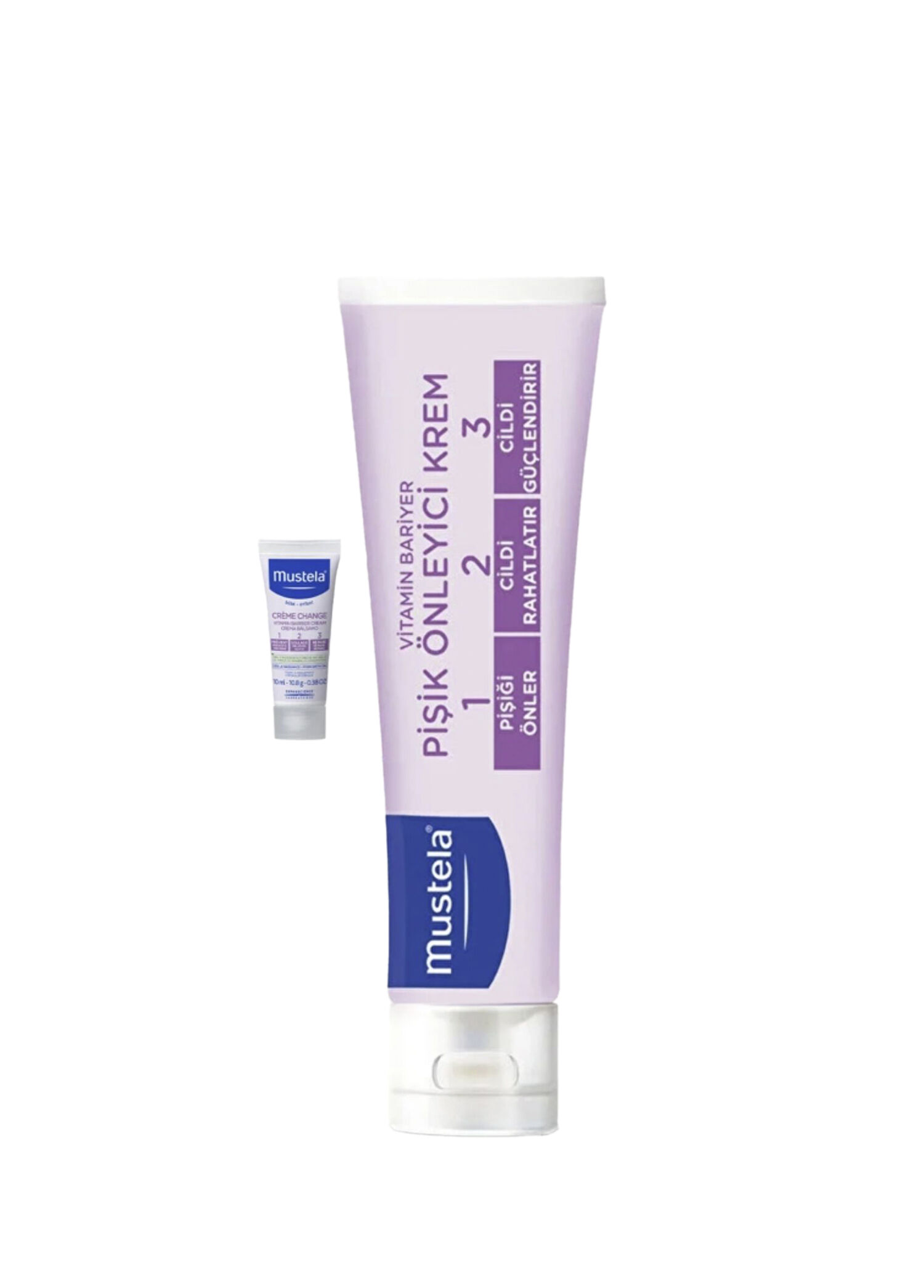 Bebek Pişik Önleyici Koruyucu Doğal Kökenli Bakım Kremi 100 ml + Seyahat Boy 10ml