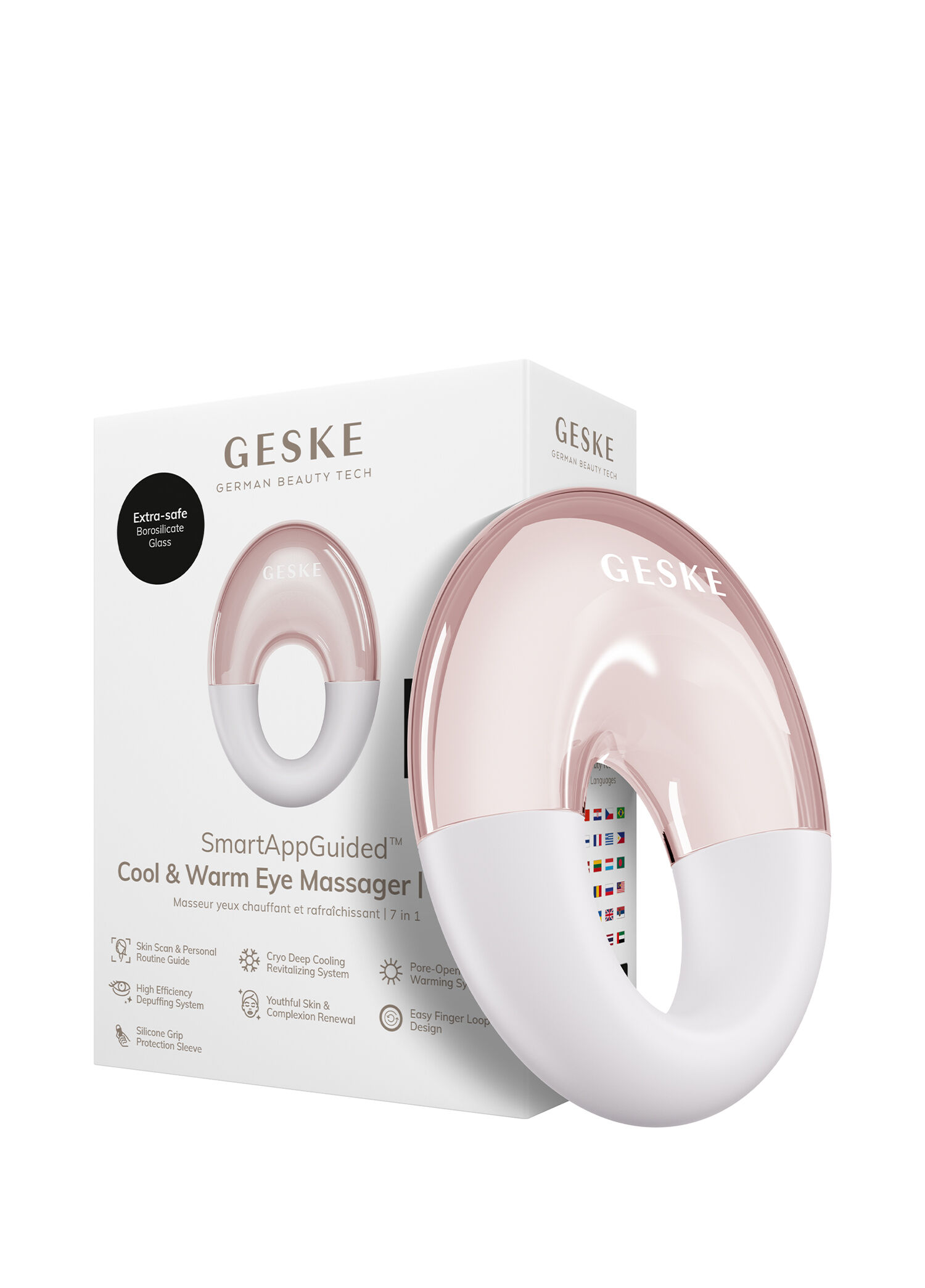 Cool & Warm Eye Massager Beyaz Sıcak Soğuk Göz Masaj Aleti