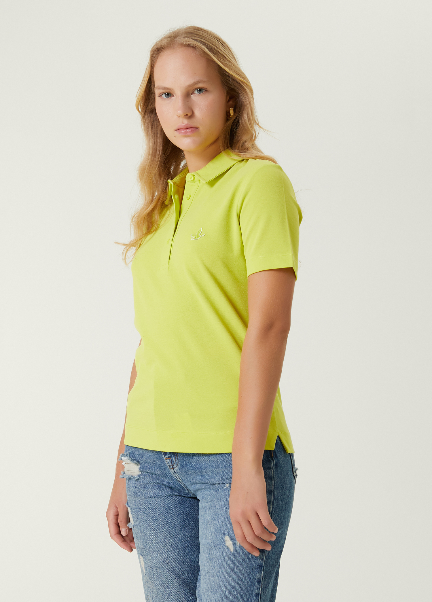 Neon Yeşil Polo Pike T-shirt_1