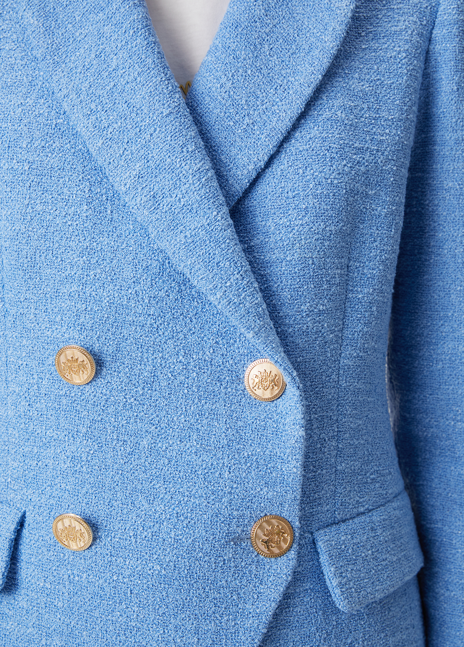 Mavi Bukle Kumaş Blazer_6