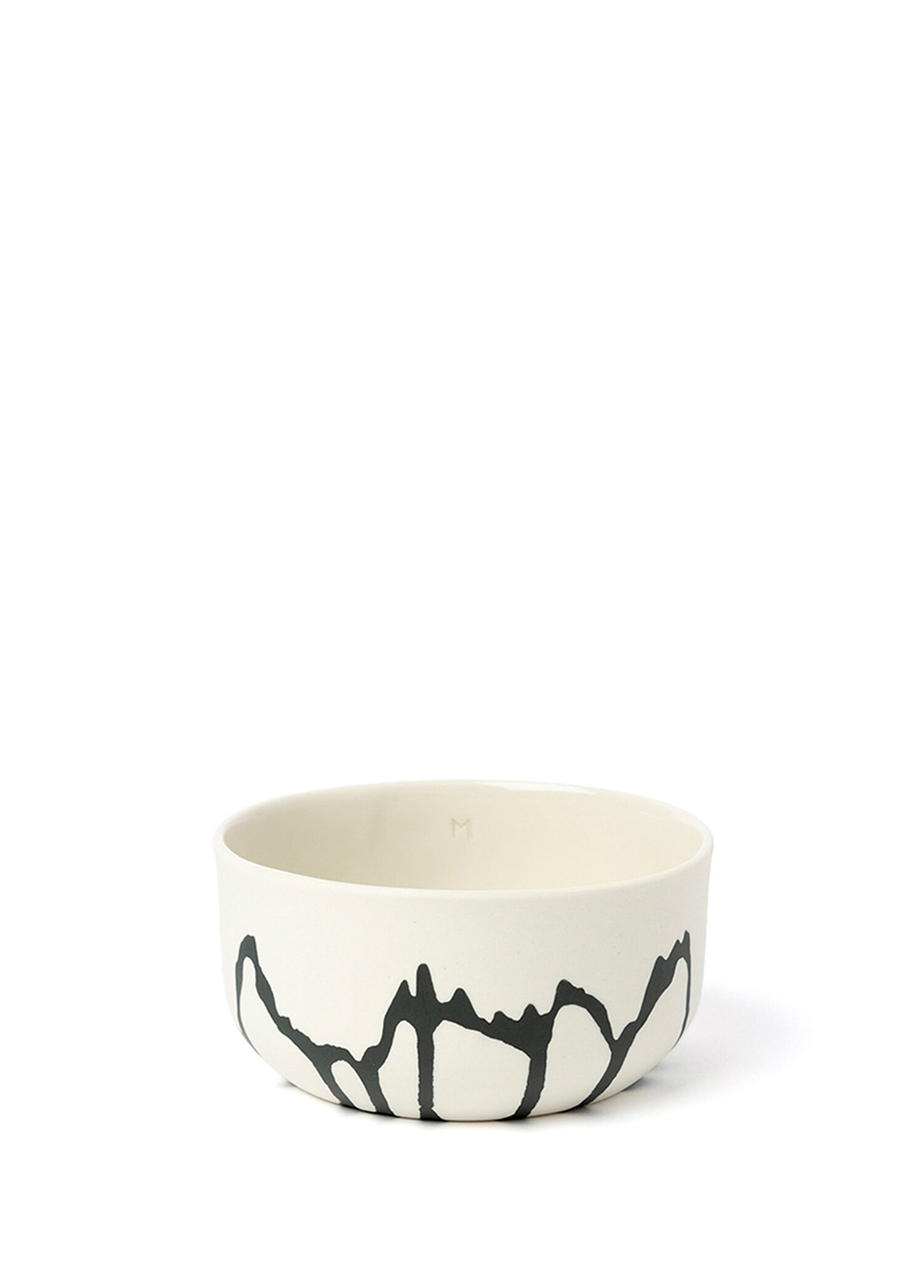 Noir Porselen Orta Boy Kase