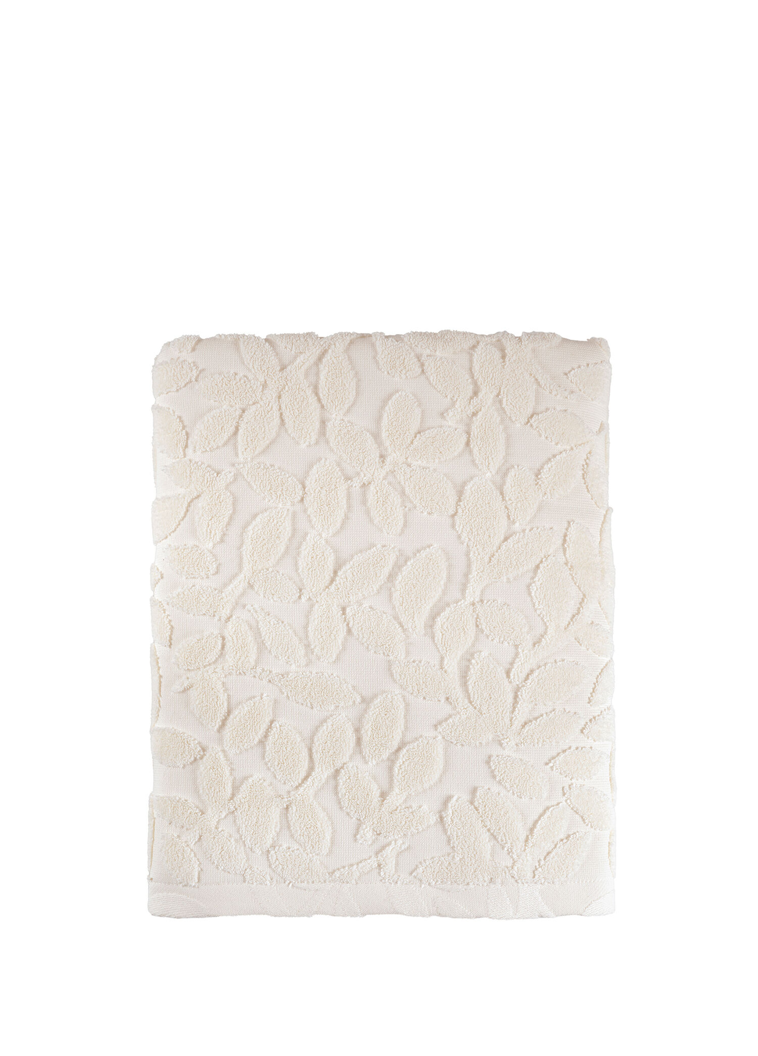 Allesi Ekru Pamuklu Büyük Boy Banyo Havlusu 90x150 cm