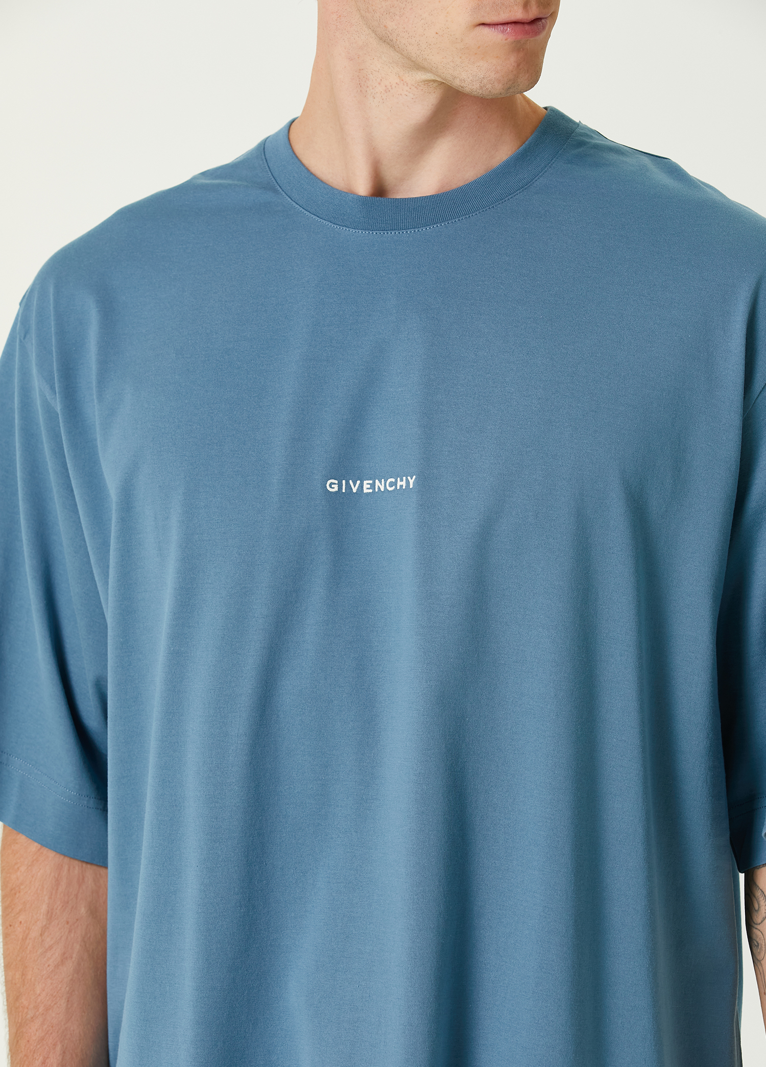 【GIVENCHY】関税込☆サンスターズ柄 Tシャツ ダークブルー Givenchy - Classic Fit Sun Stars Dark Blue Patterned T-shirt