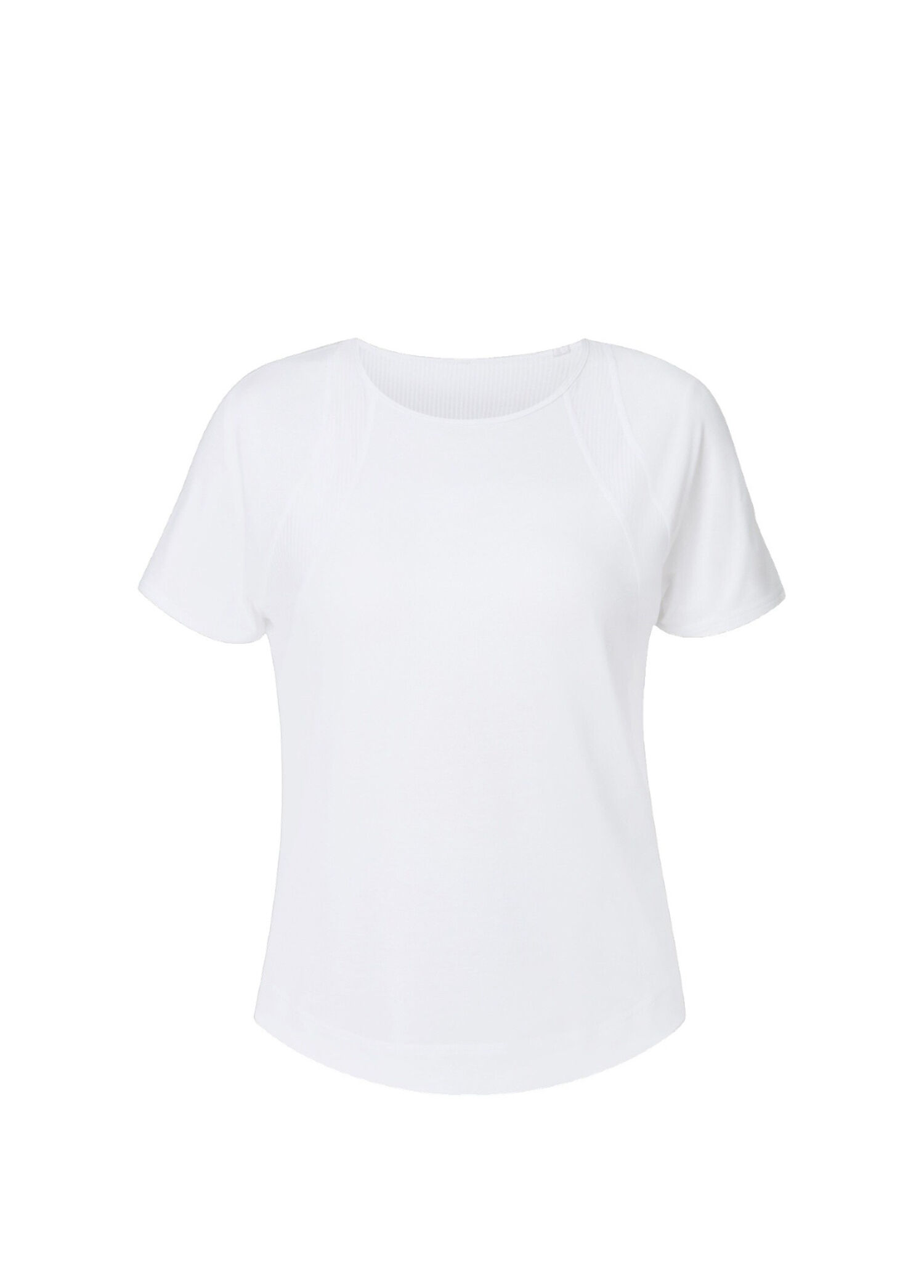 Breathe Easy Mesh Beyaz Kısa Kollu Kadın Spor T-shirt