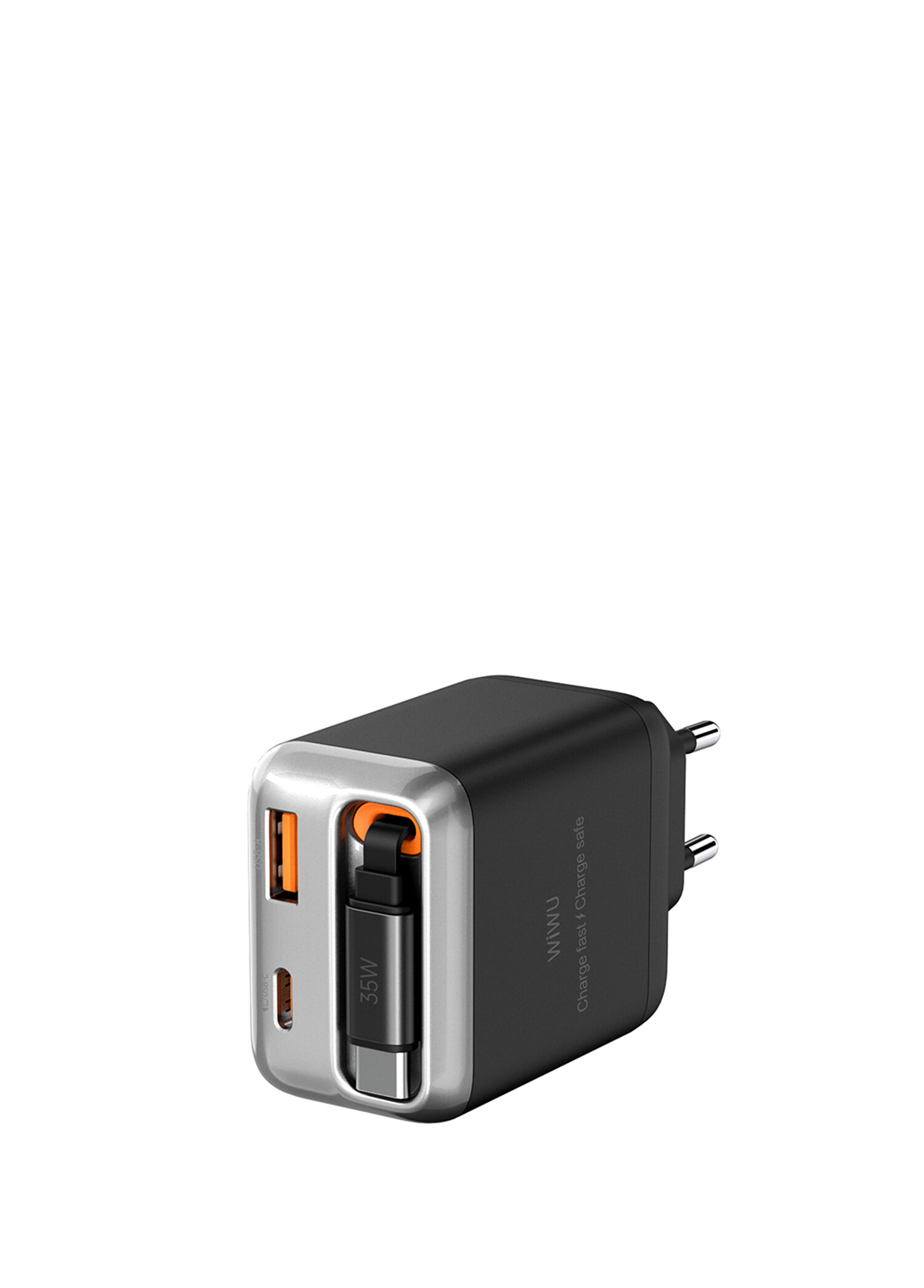 Wi-G029 Helix Serisi GaN Teknolojili PD 35W Type-C Kablolu Hızlı Şarj Seti
