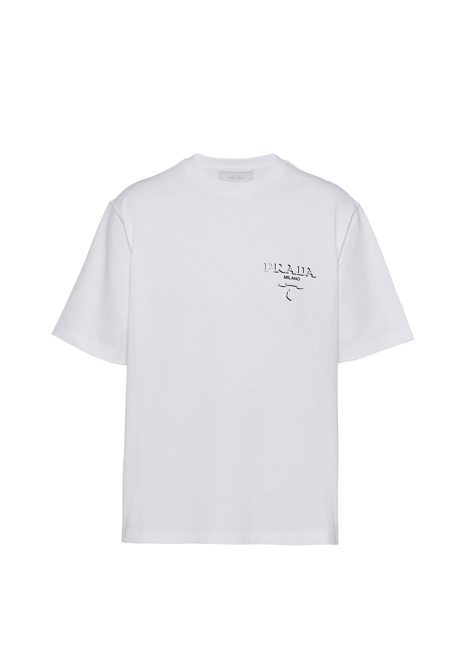 Prada Beyaz Erkek Pamuklu Beyaz Erkek Tişört 1453397 | Beymen