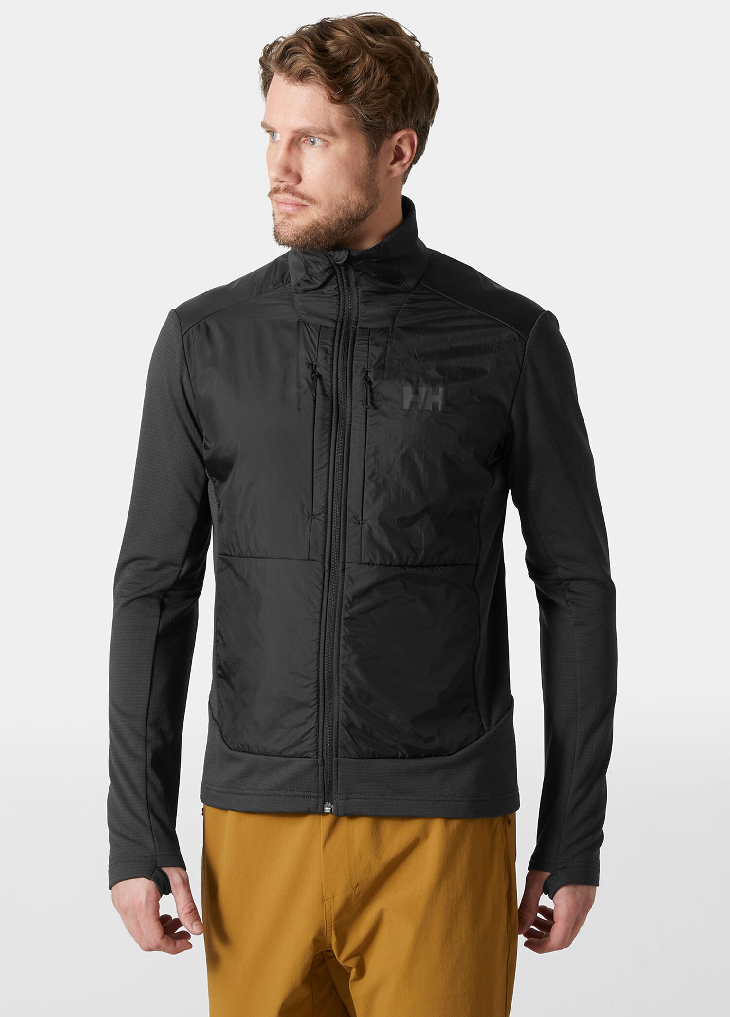 Helly Hansen EBONY Erkek Versalite Hybrid Gri Erkek Polar Spor
