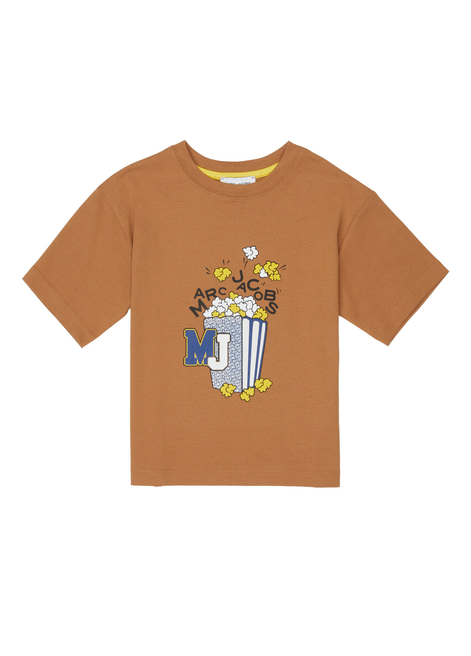 P Marc Jacobs Dark Beige Printed Boys T Shirt