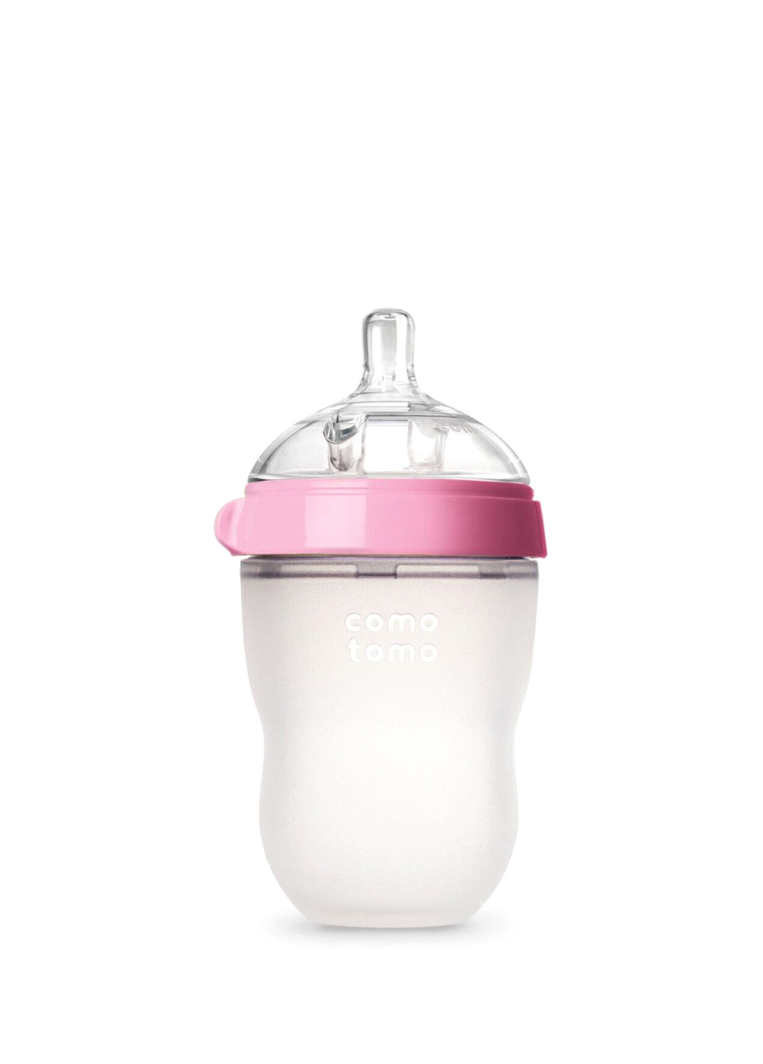 Pembe Silikon 3-6 Ay Antikolik Orta Akışlı Biberon 250 ml