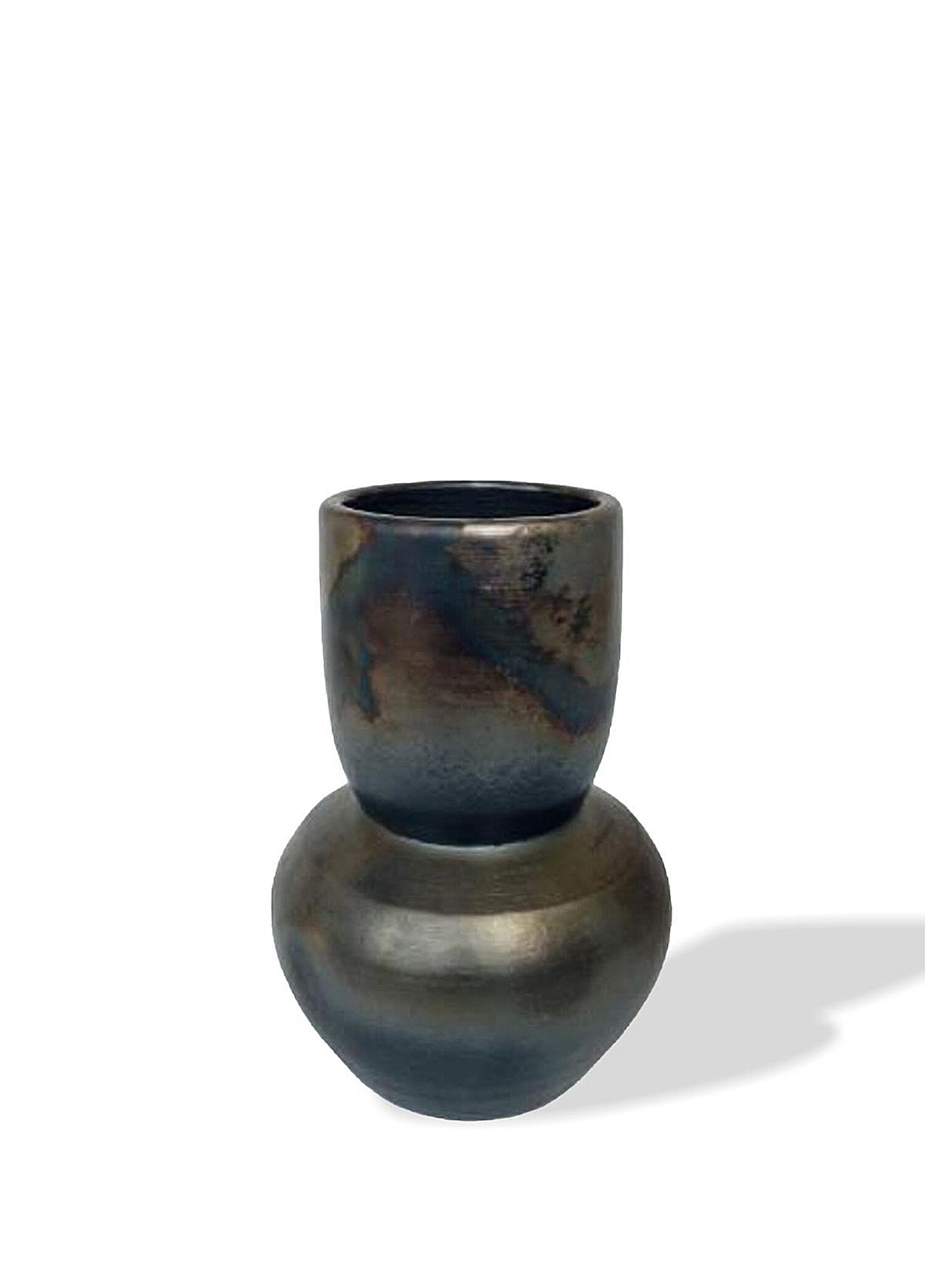 WO Terracotta Siyah Vazo