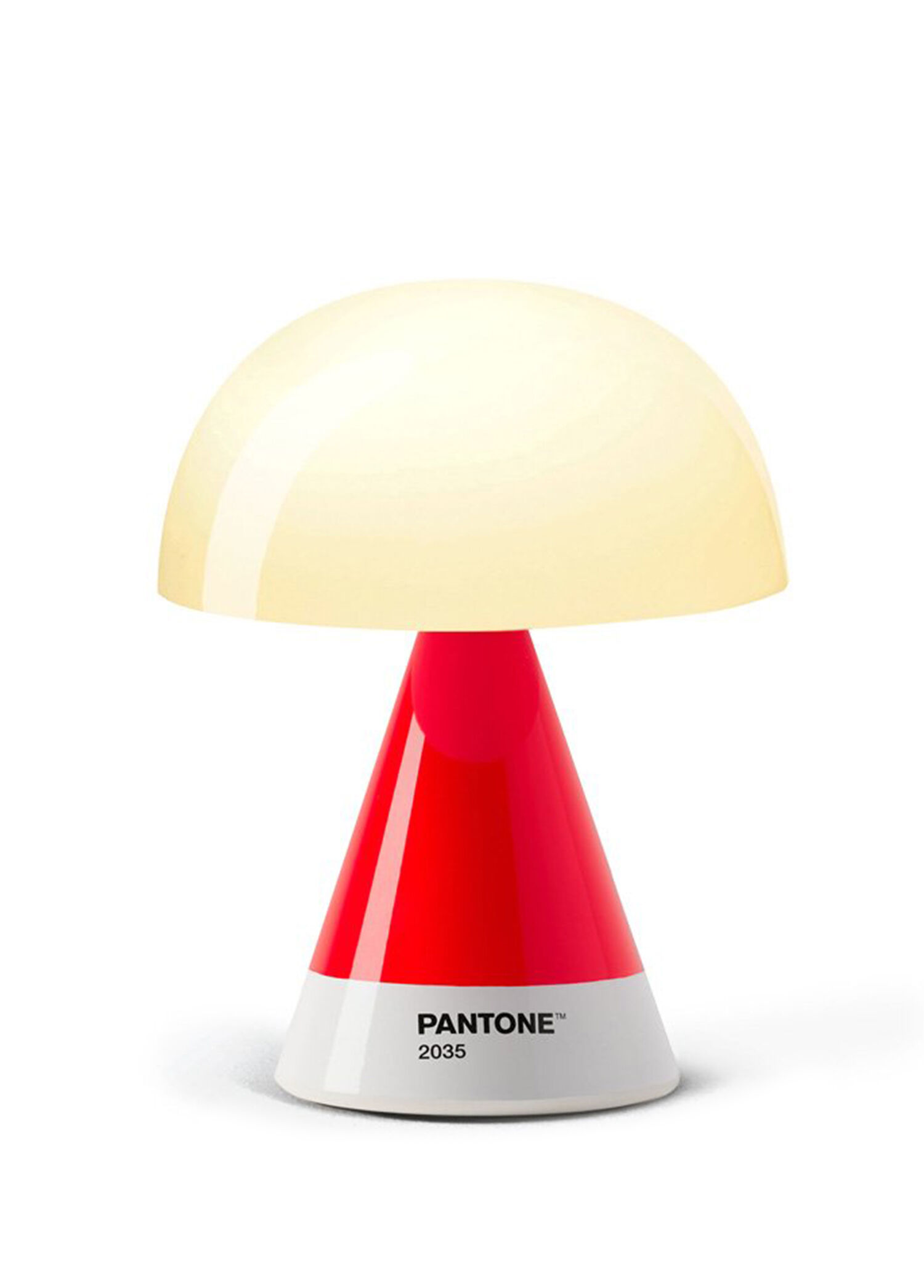 Lexon x Pantone Mina Kırmızı Orta Boy Led Masa Lambası