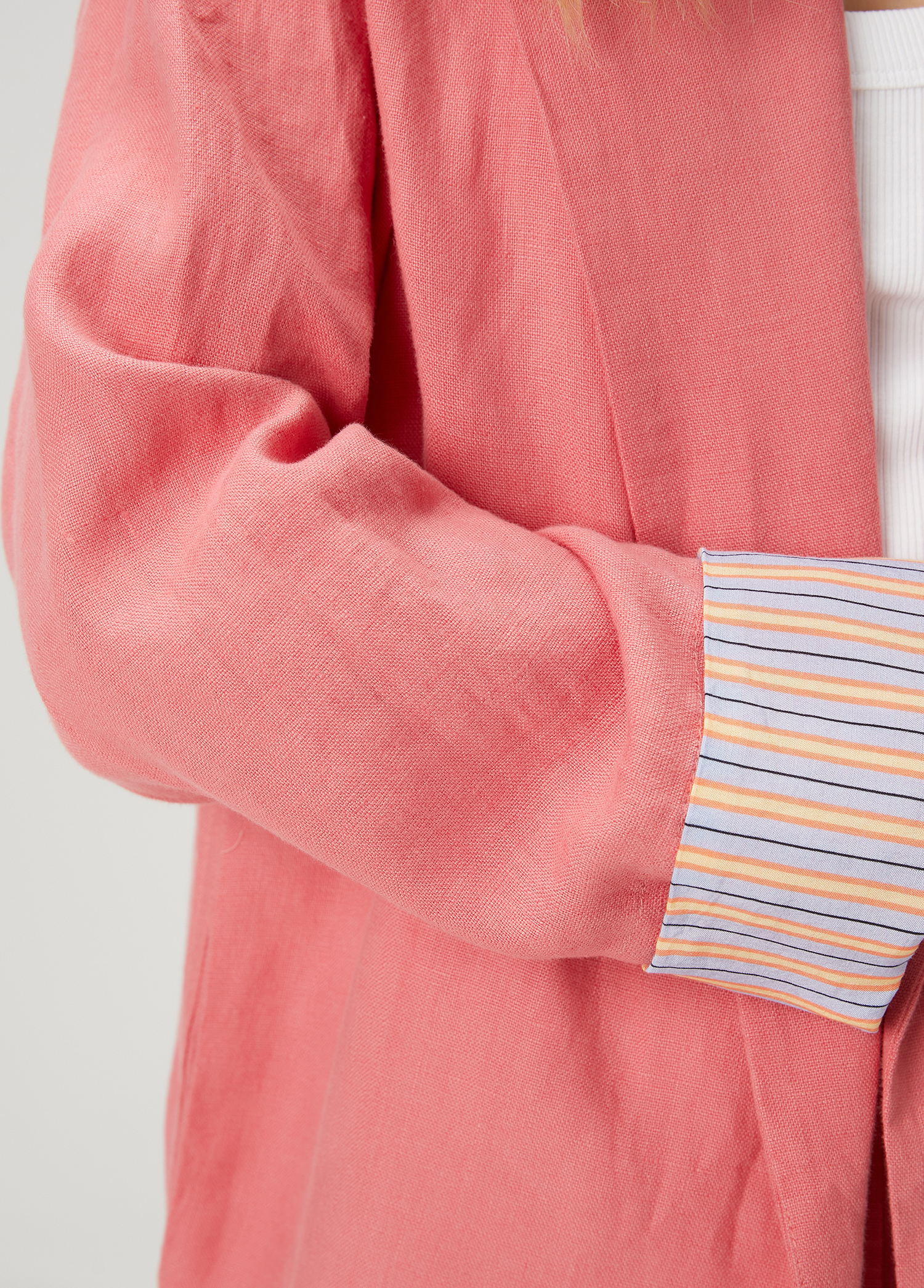 Pembe Keten Ceket_6