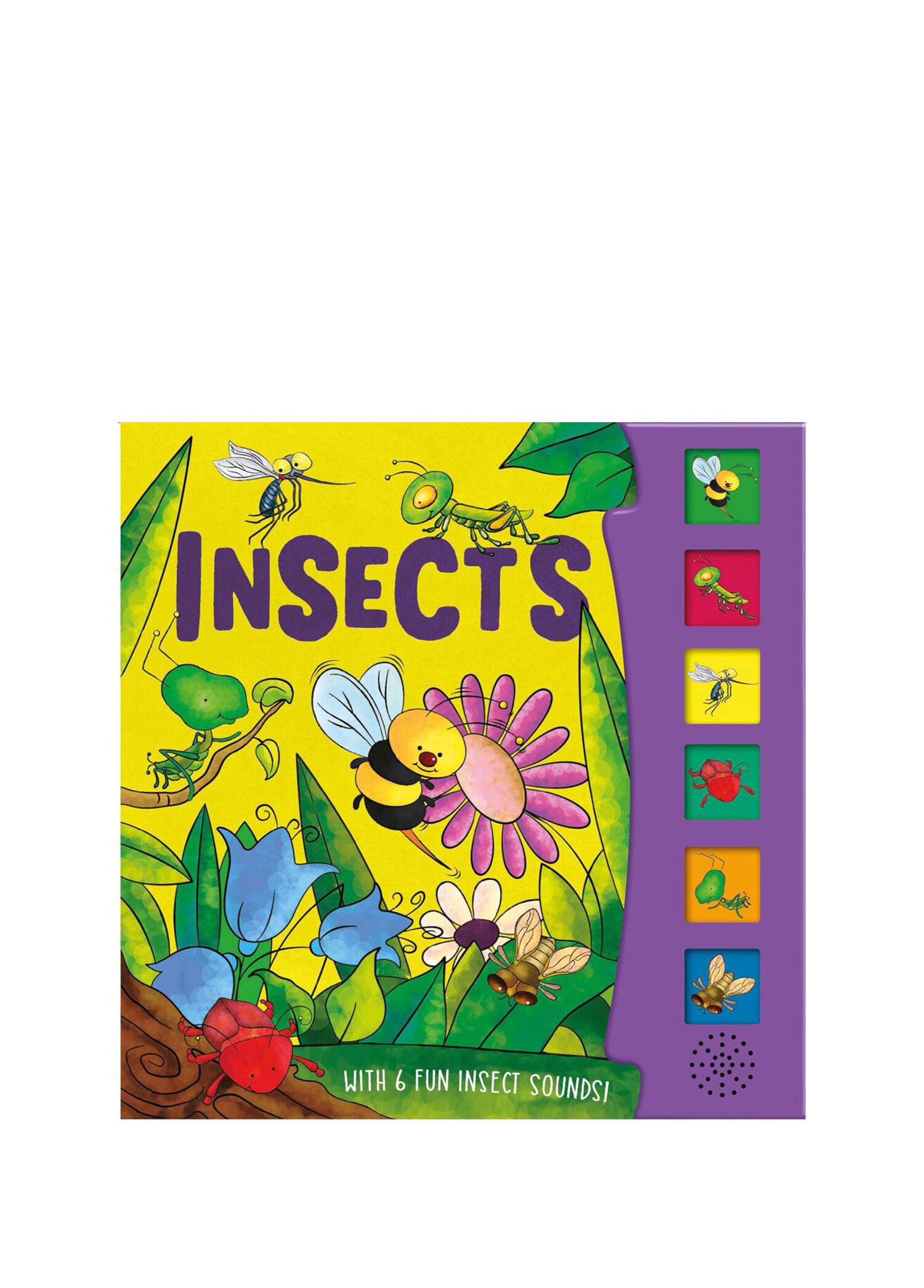 Insects 6 Button Sound Book Yabancı Dil Sesli Çocuk Kitabı