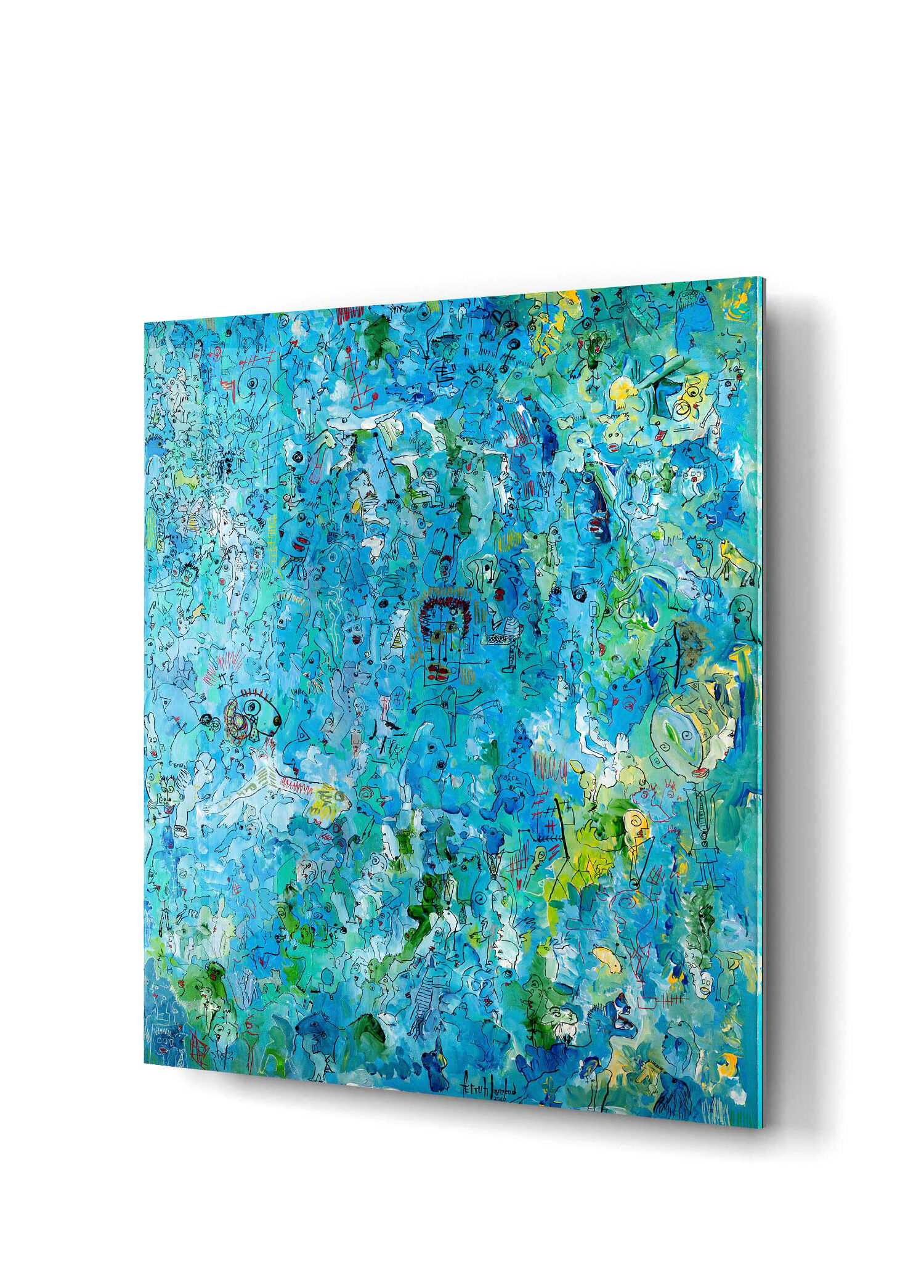 Child's Dream by Ferruh Karakaşlı 130x105 cm Tablo