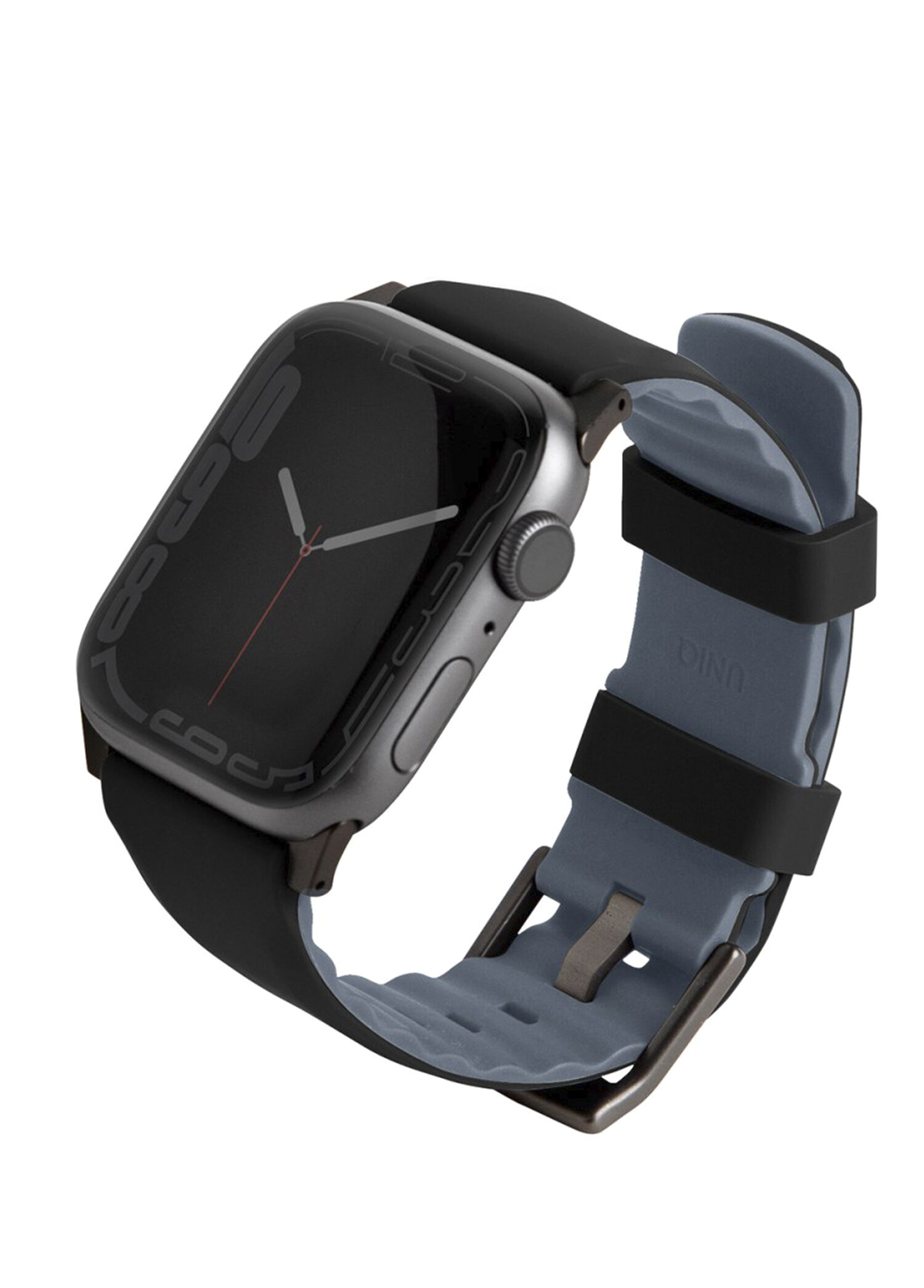 Linus Airosoft Watch 38/40/41 mm Siyah Silikon Akıllı Saat Kordon