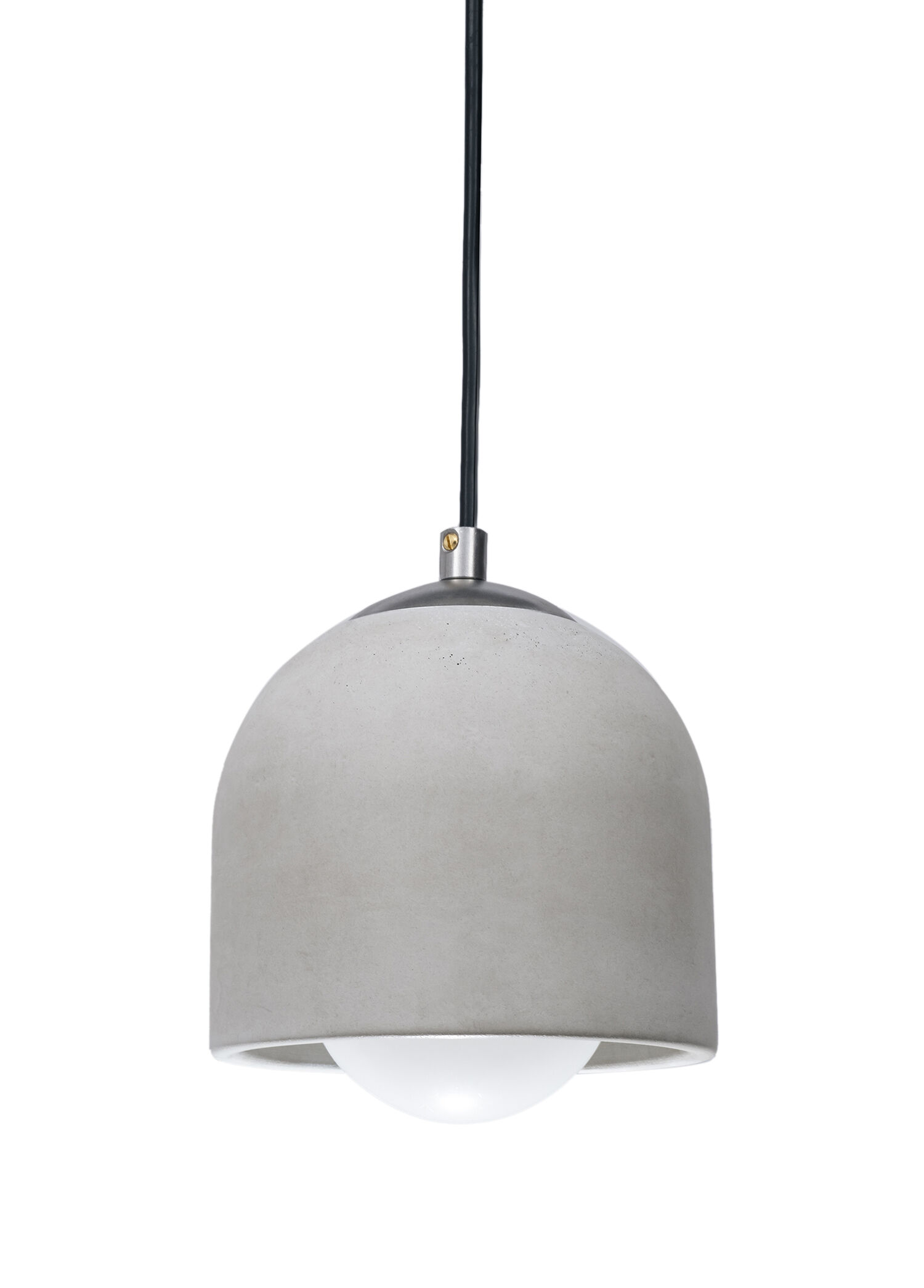 Gri Beton Metal Tavan Aydınlatması