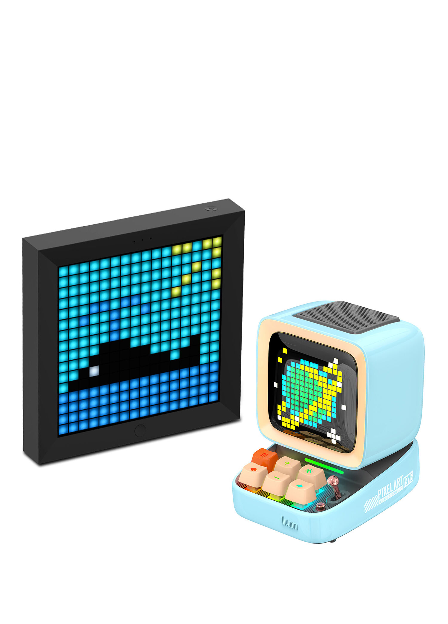 Ditoo Pro Mavi Bluetooth Hoparlör ve Pixoo Led Ekran Seti