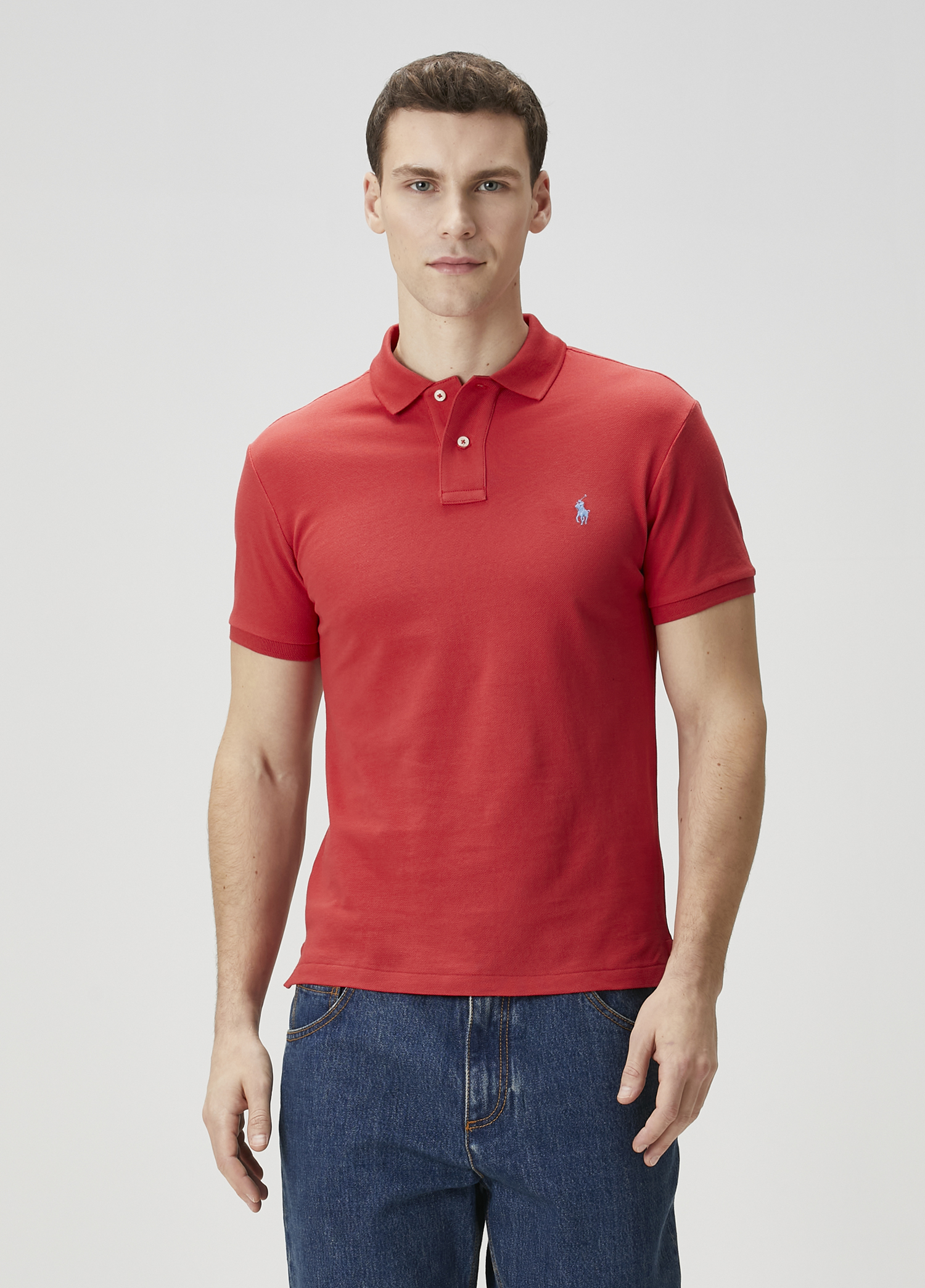 Kırmızı Polo Yaka T-shirt