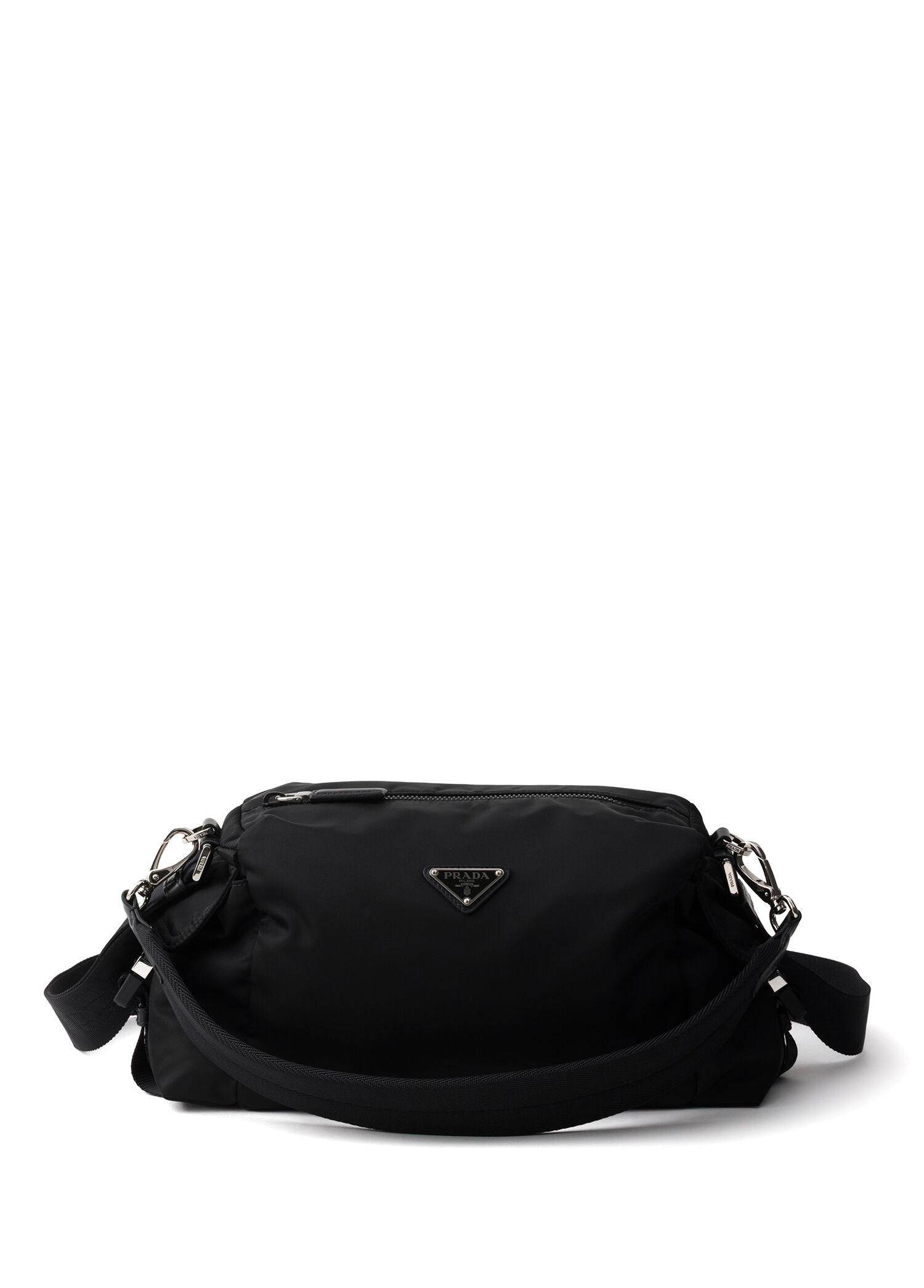 Black Prada Black Men Explore Black Re-Nylon and Leather Men's