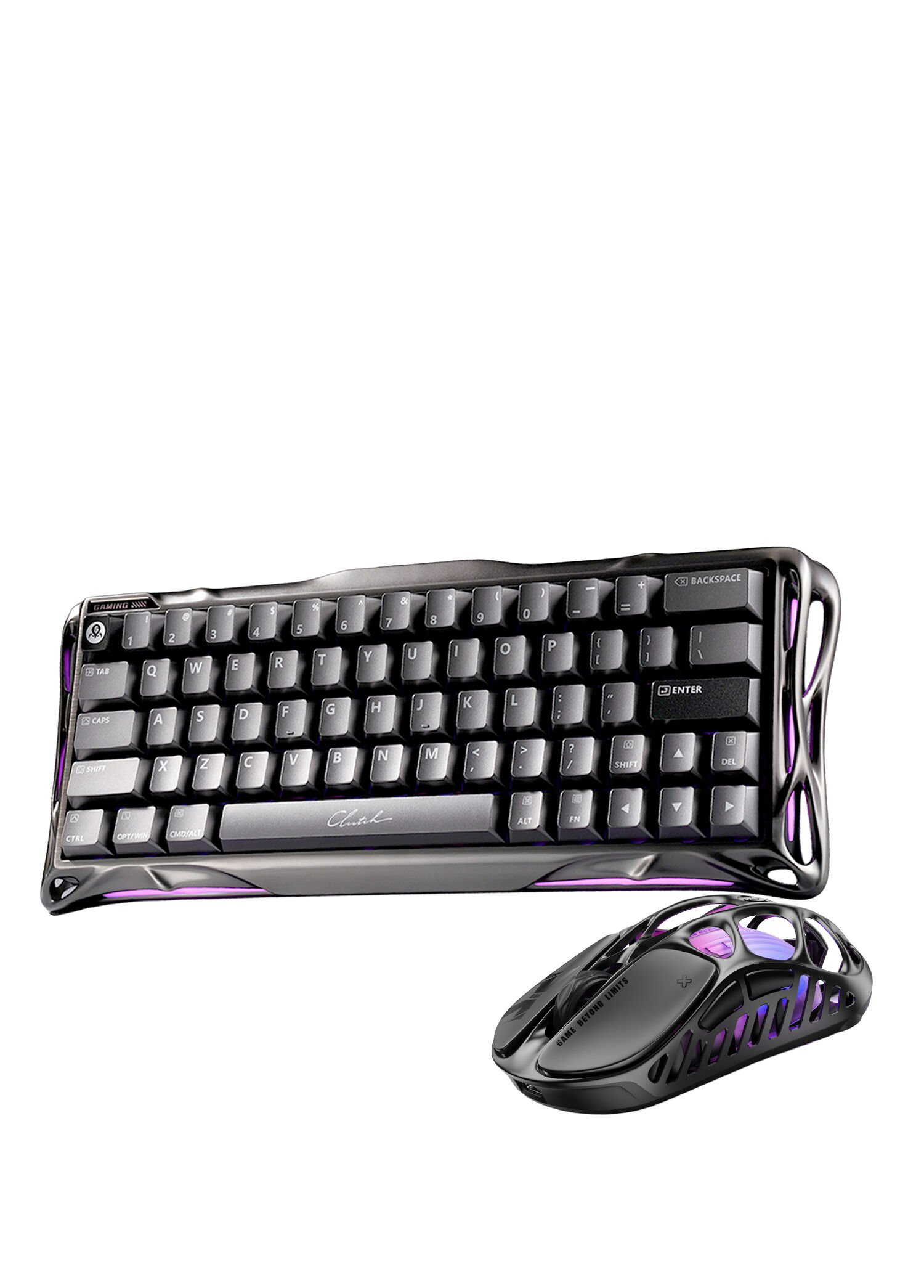 Mercury V60 Pro GunMetal Kablolu Manyetik Gaming Klavye ve XPro Kablosuz Mouse Seti