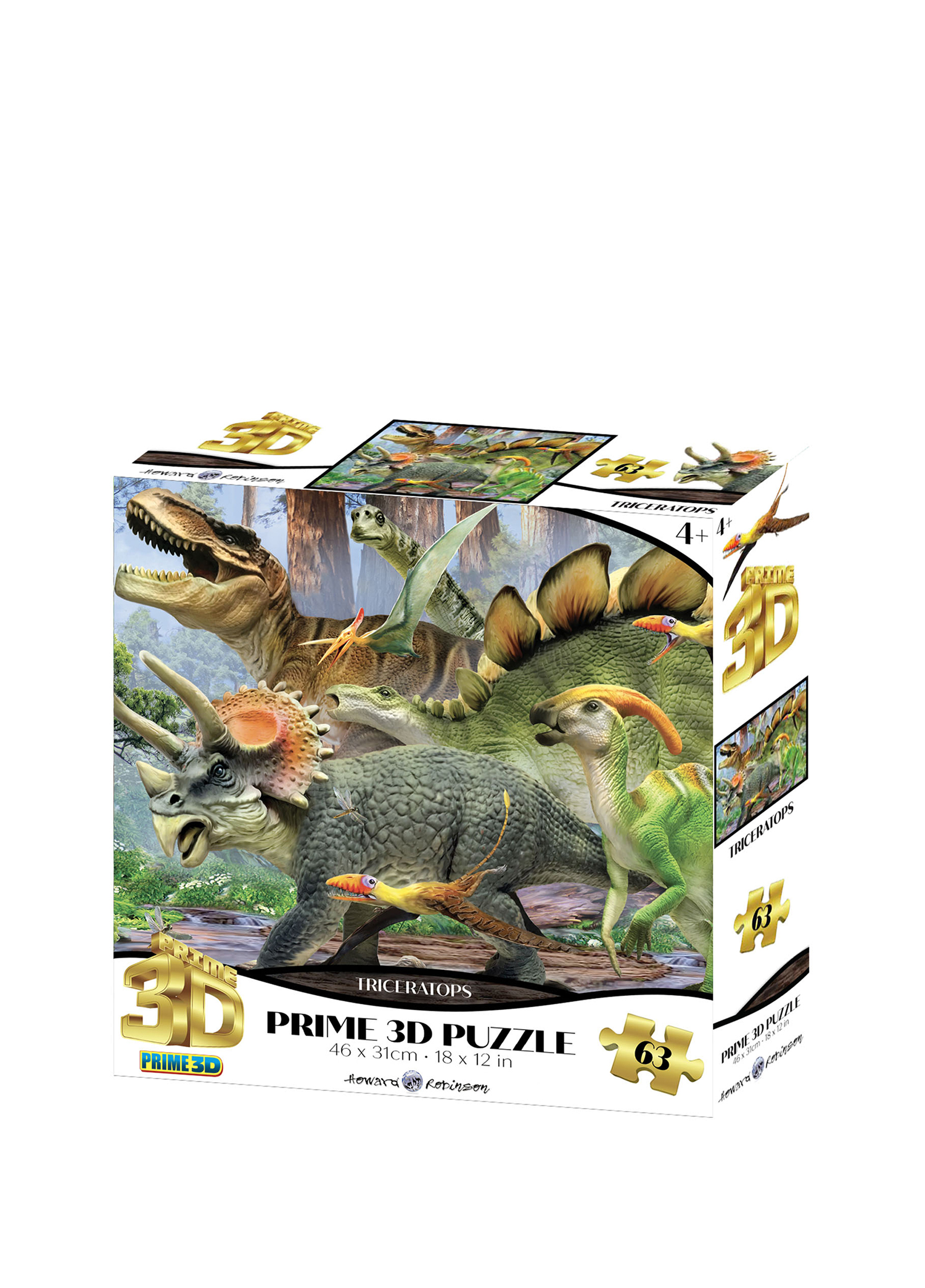 20920 Triceratops 63 Parça Puzzle