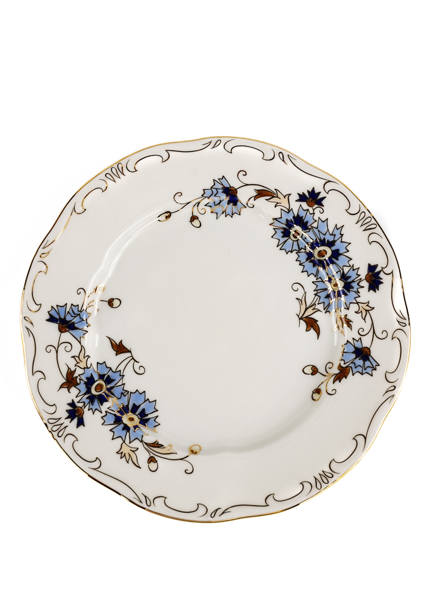 P Zsolnay Cornflower Desenli Porselen Servis Tabagi 25 Cm