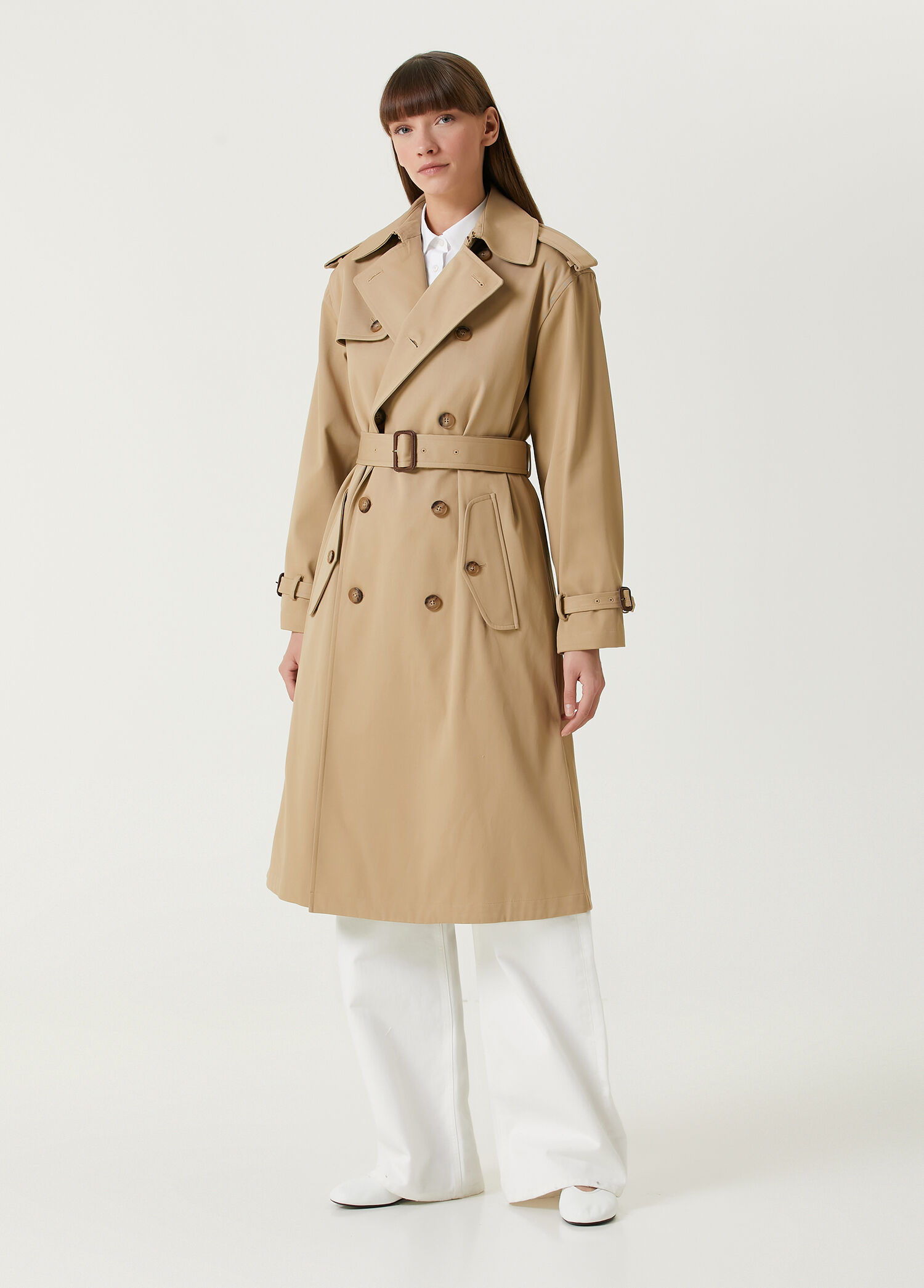 Polo Ralph Lauren - Beige Double-Breasted Trench Coat