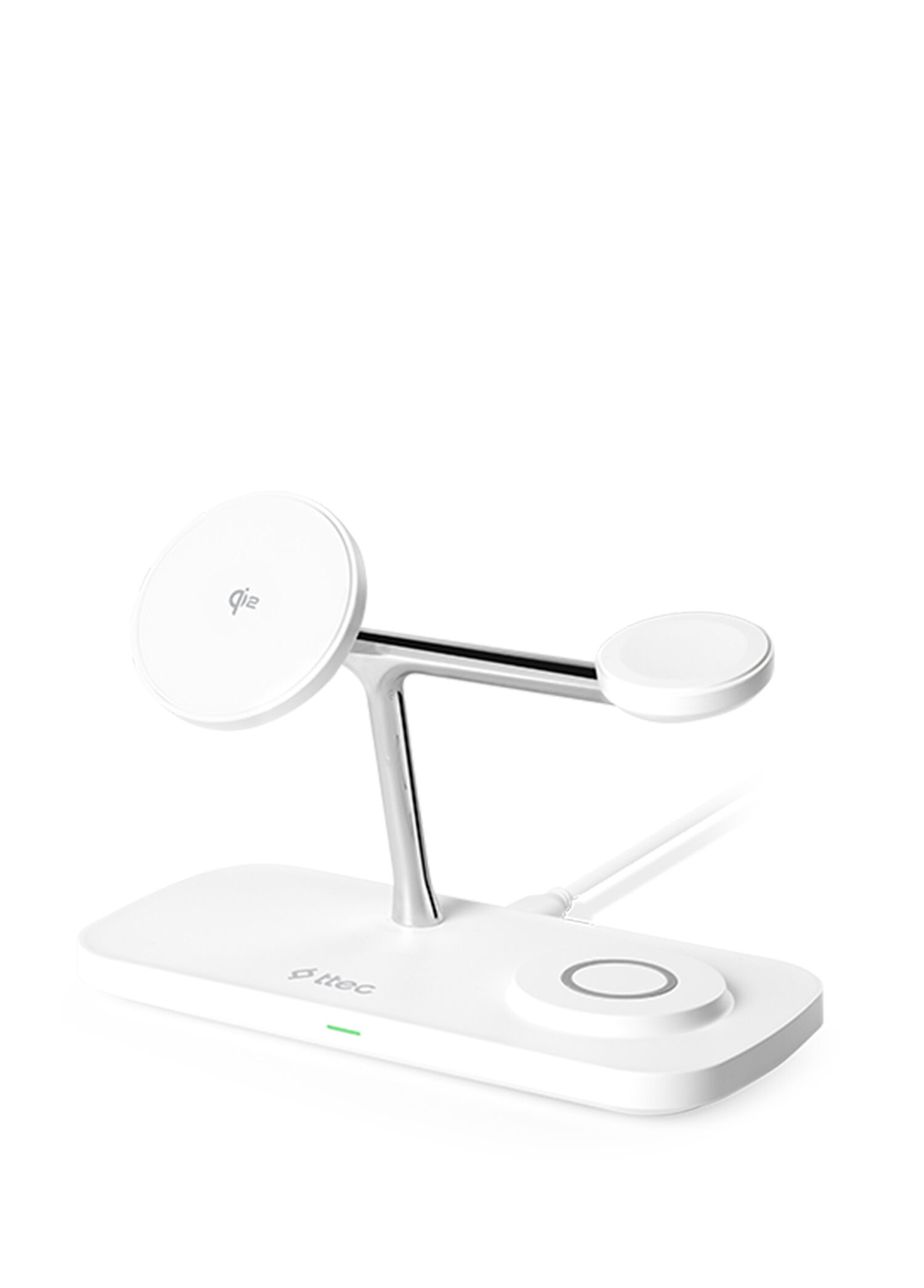 AirCharger Trio Pro Qi2/MagSafe Özellikli 15W iPhone/Android Özellikli 3’ü 1 Arada iPhone + App Hızlı Şarj Aleti
