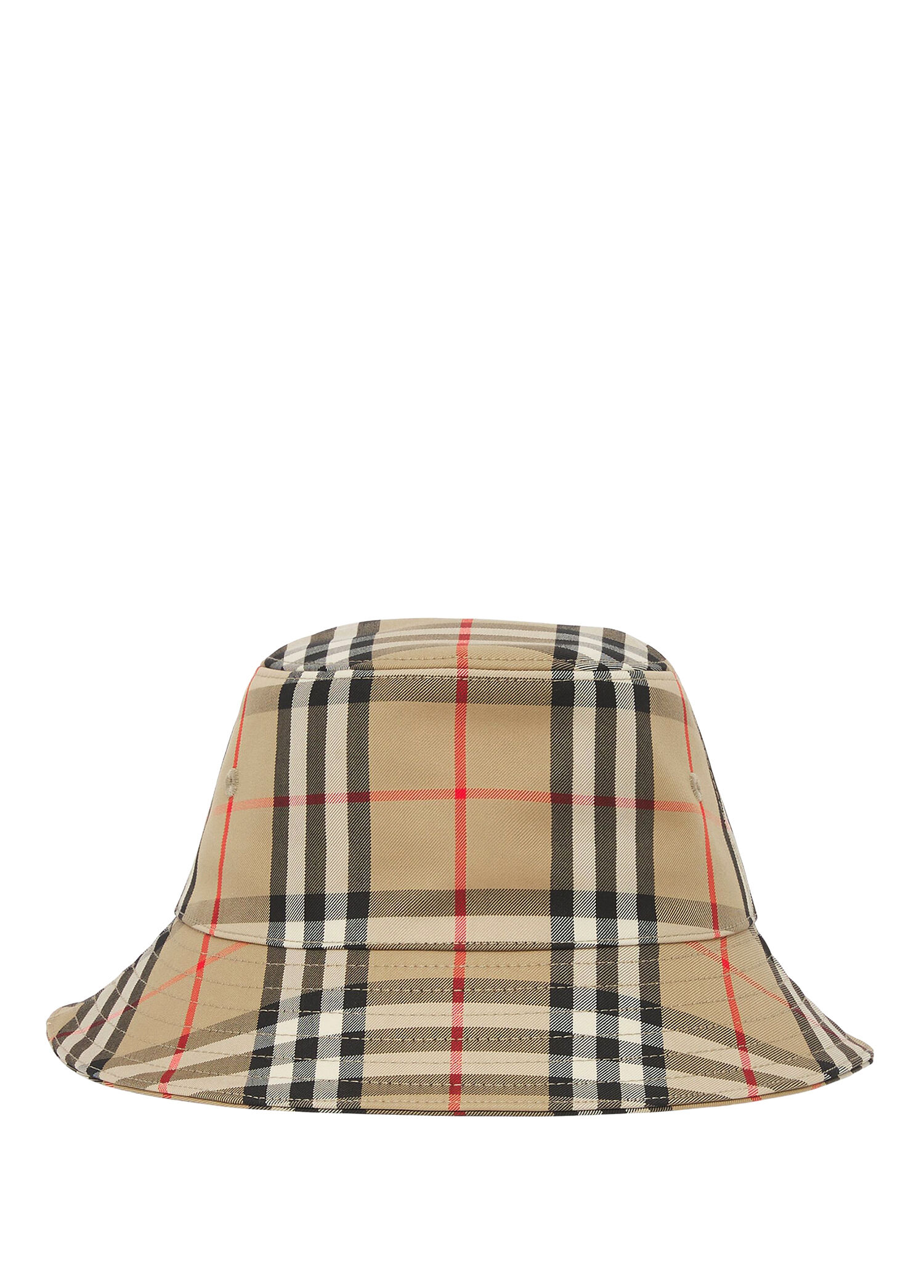 Gabriel Vintage Teknik Pamuk  Bej Bucket Çocuk Şapka