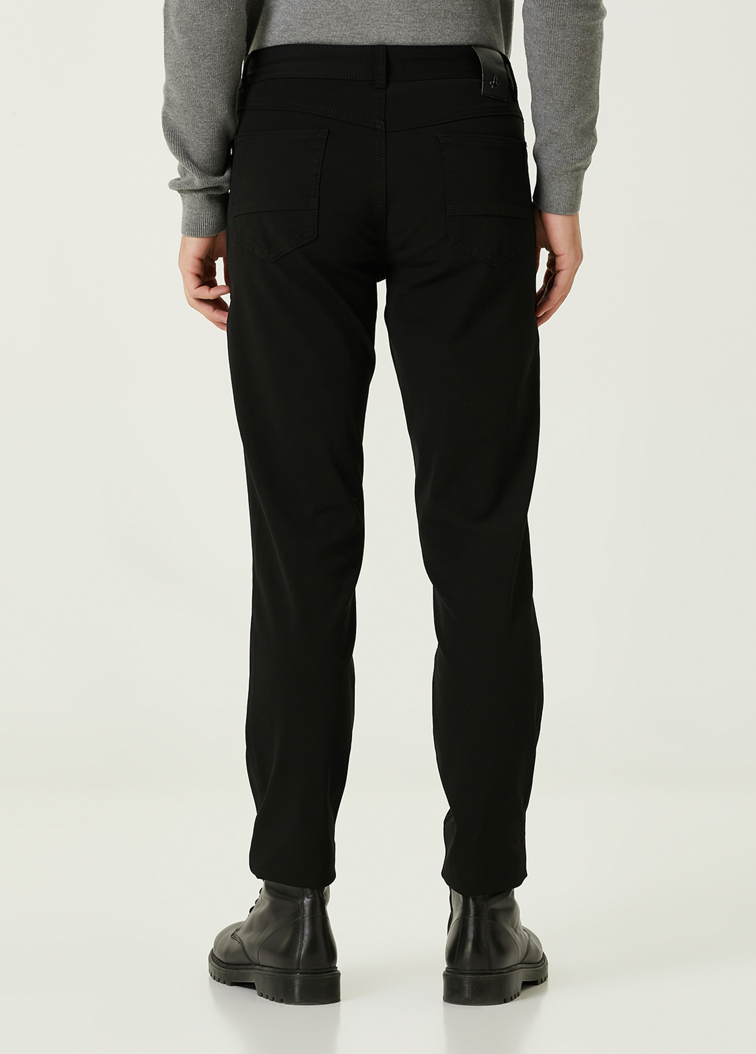 Siyah Stretch Travel Spor Pantolon_2
