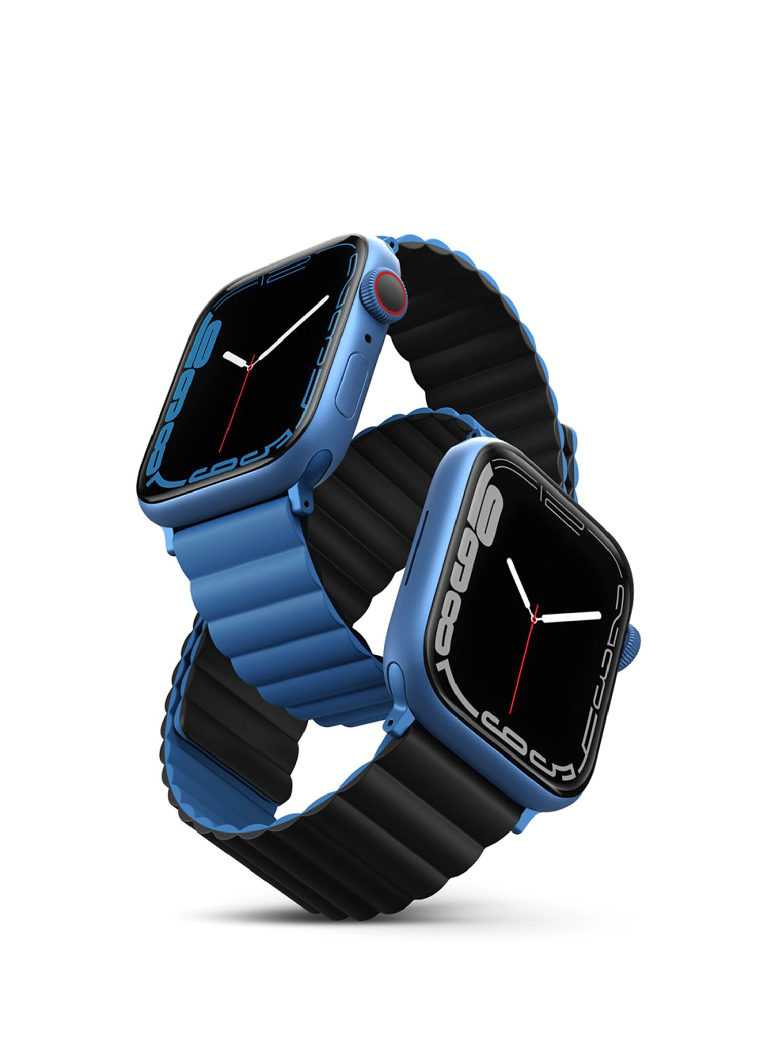 Revix Reversible Watch Mavi Siyah 44/45/46/49 mm Manyetik Akıllı Saat Kordon