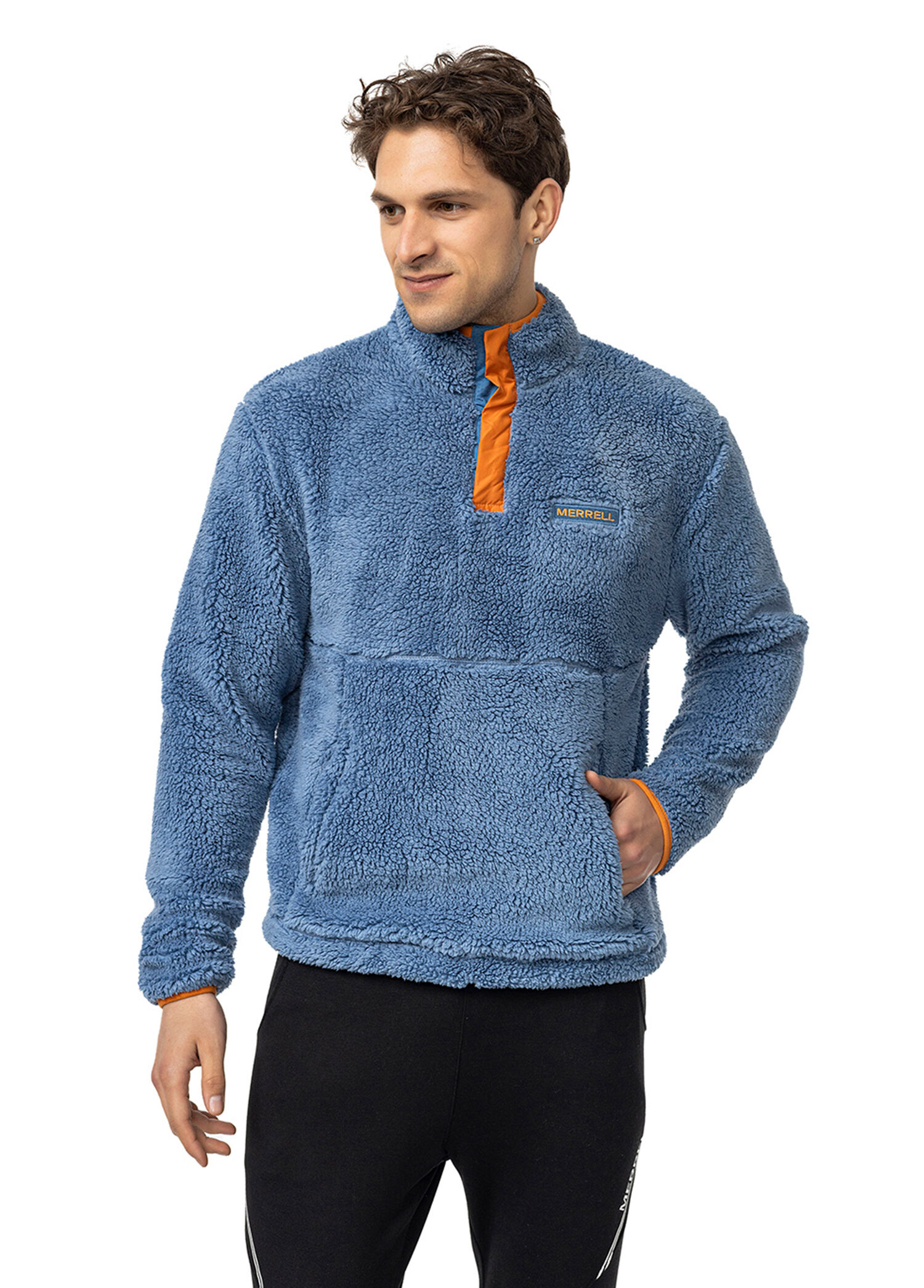 Spike M Mavi Erkek Spor Sweatshirt