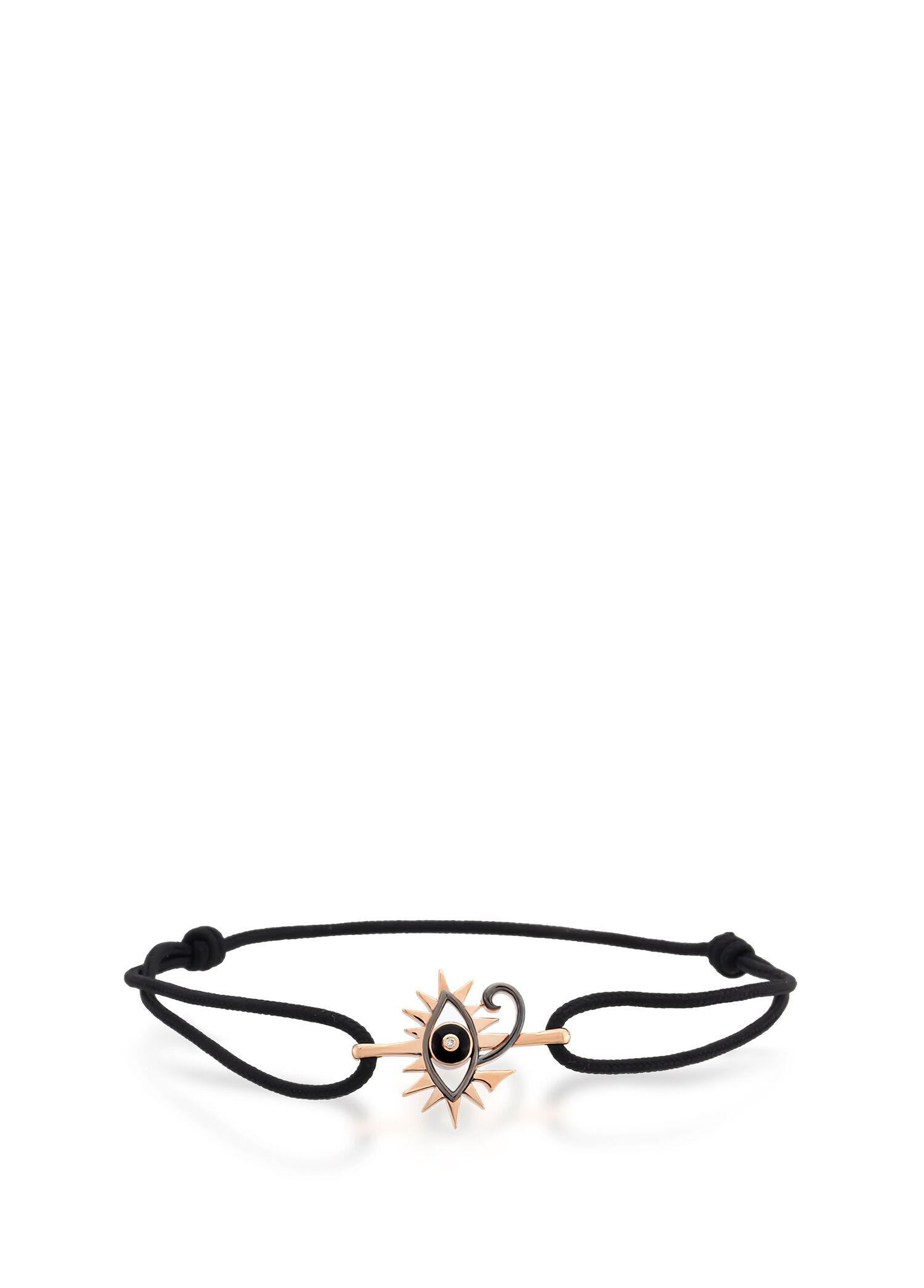 Horus Eye Pırlantalı Erkek Altın Bileklik