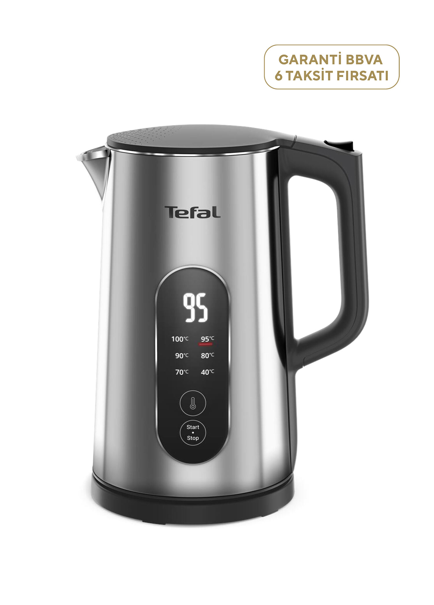 Selection 1500 Watt Inox Su Isıtıcı Kettle  1.7 Lt
