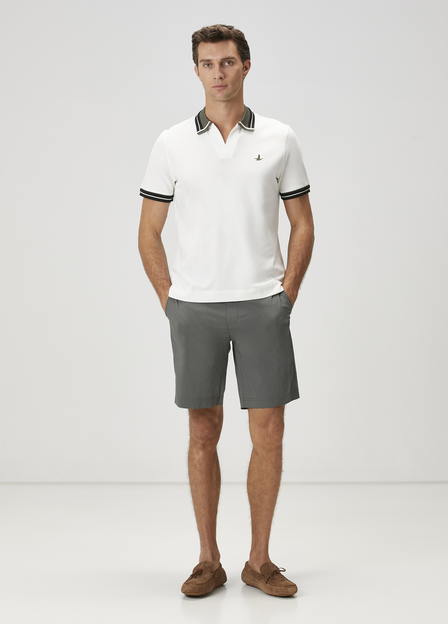 Comfort Beyaz Siyah T-shirt_1