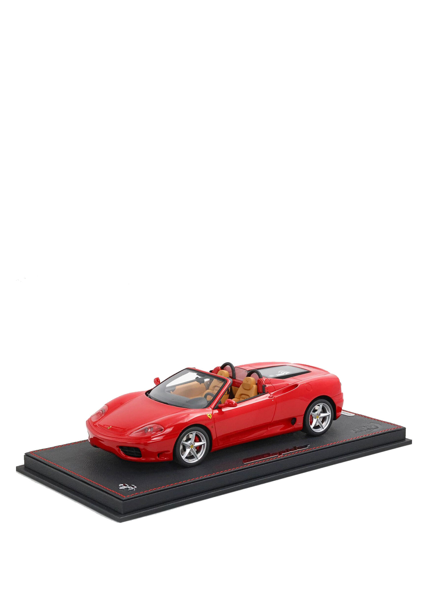BBR - 1:18 Ferrari 360 Modena Spider Resin Kapalı Minyatür Kırmızı