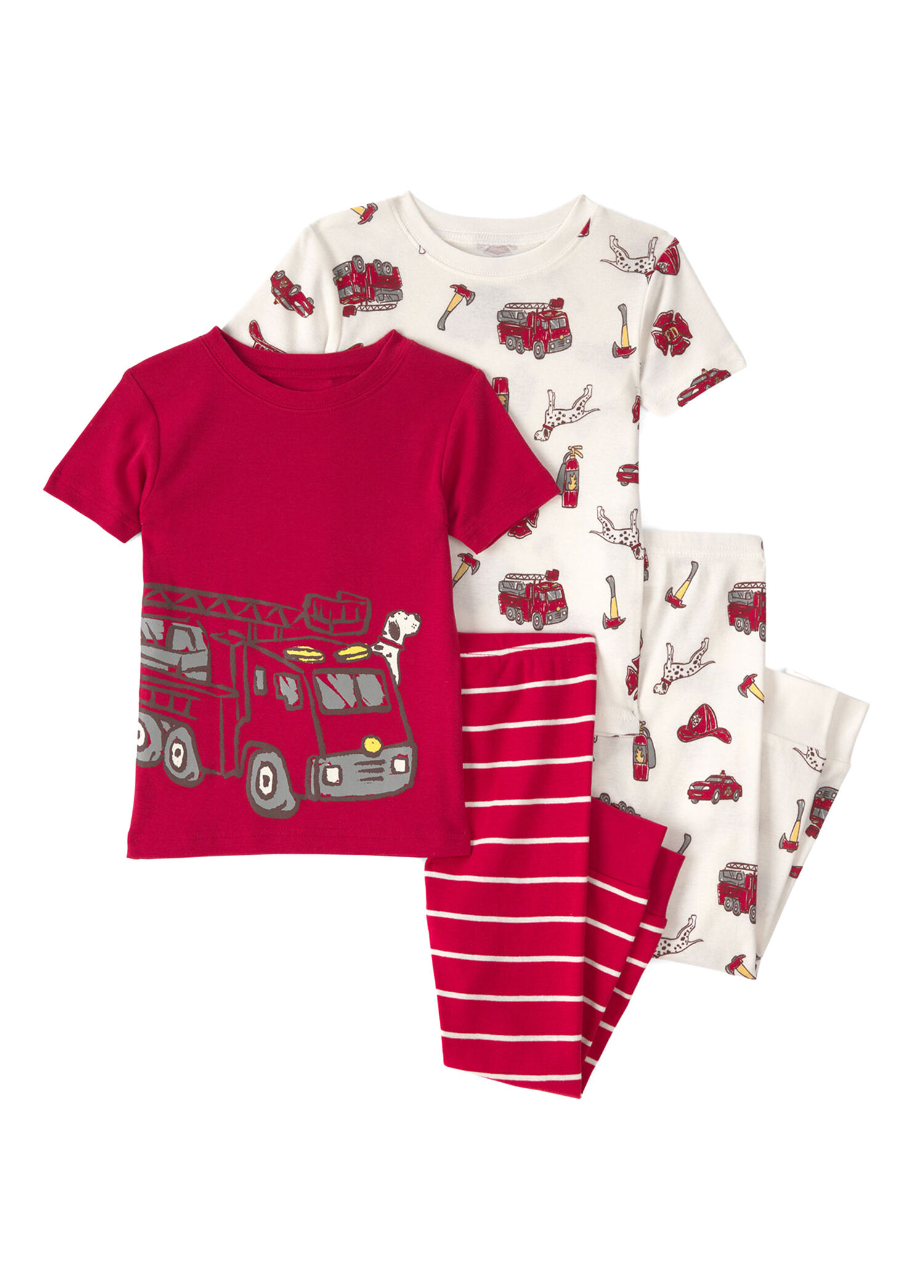 Renkli T-Shirt Pantolon Erkek Çocuk Pijama Set