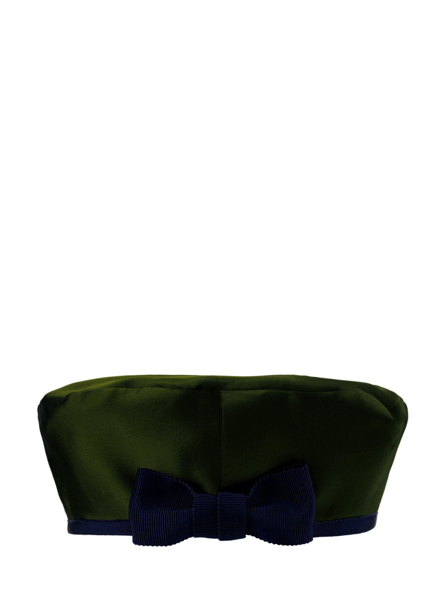 Craving Green Yeşil Tafta Kadın Beret Şapka