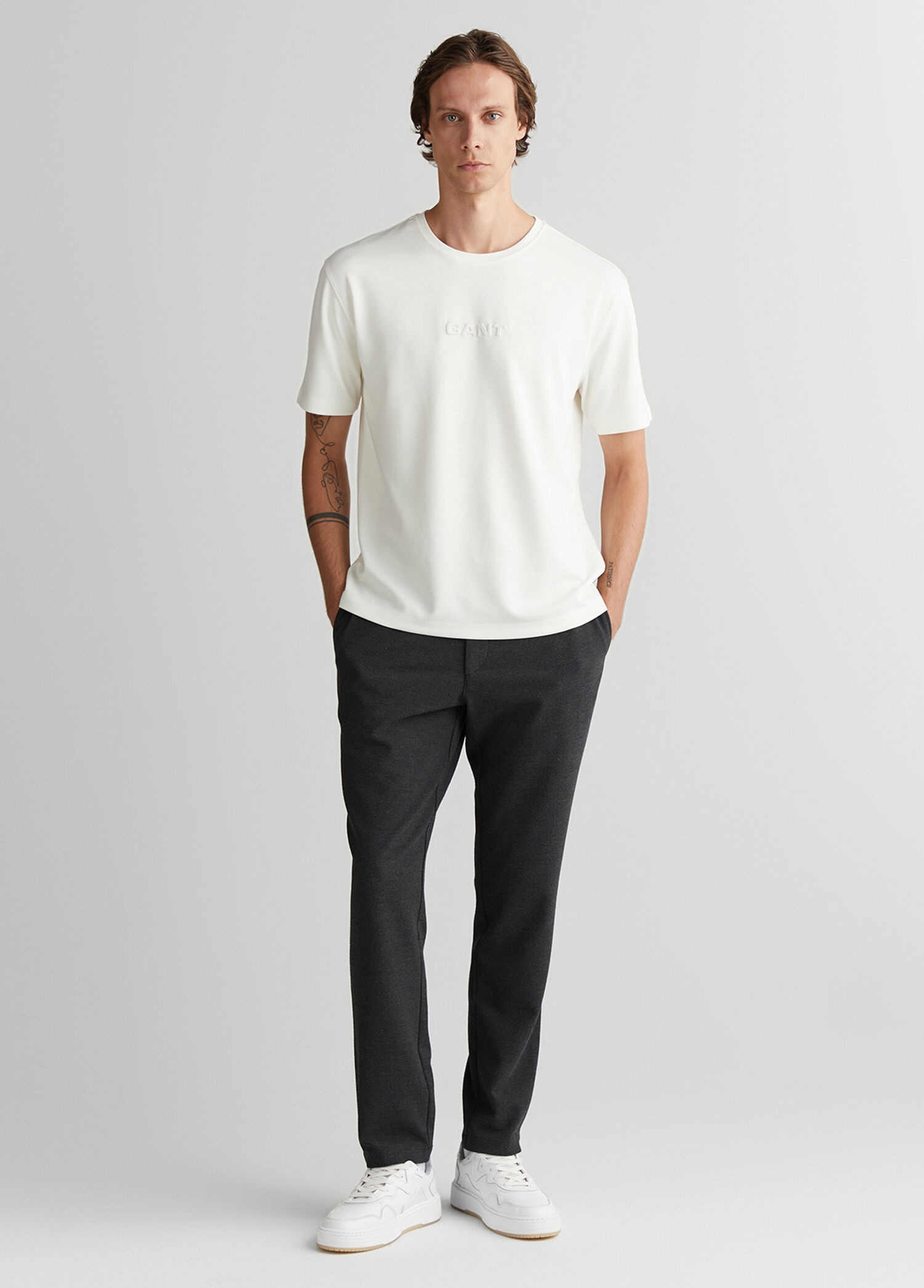 Gri Regular Fit Erkek Pantolon