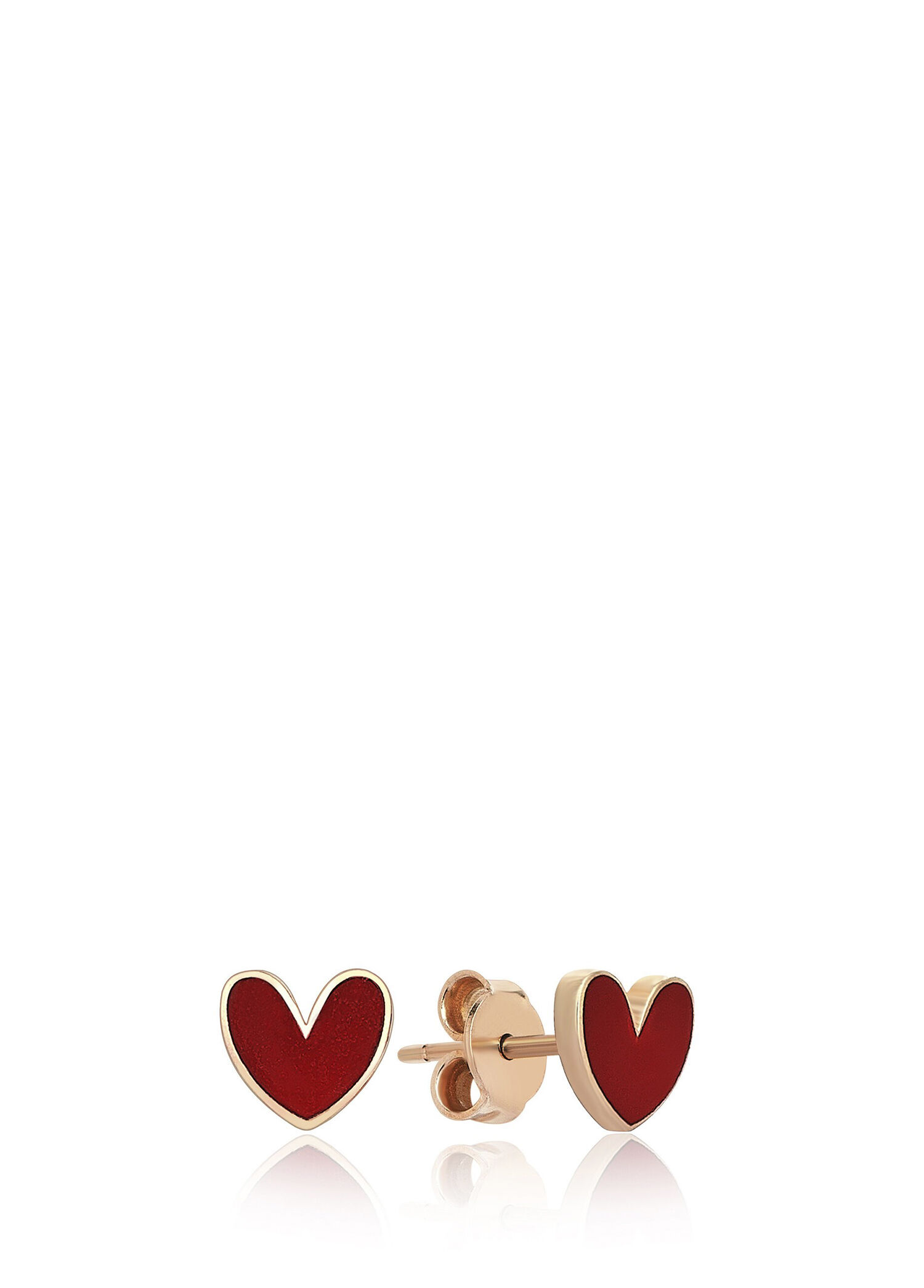Love Bombing Pimli 14 Ayar Pembe Altın Kadın Küpe
