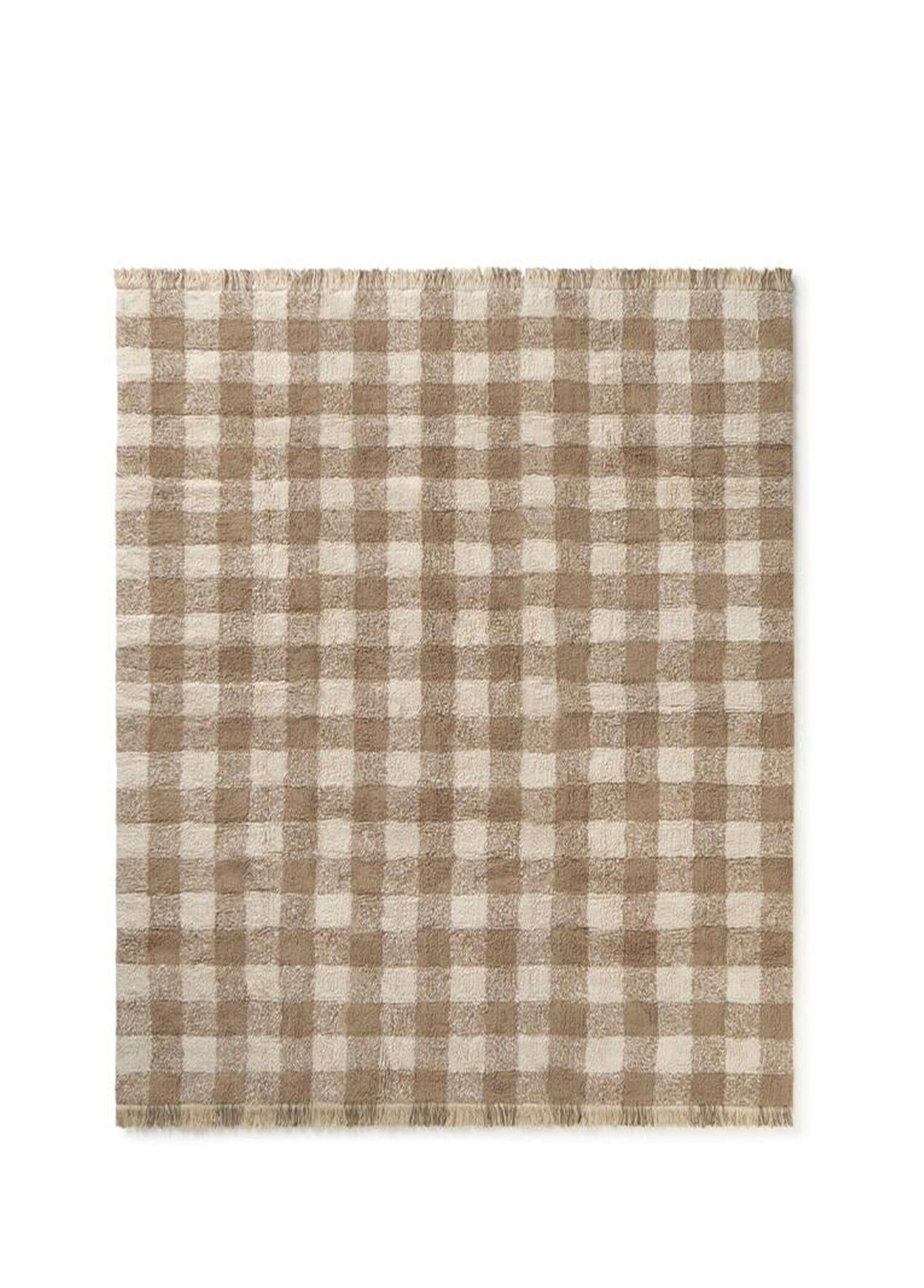 Vichy Marron Kahverengi Çocuk Odası Halısı 90 x 120 cm