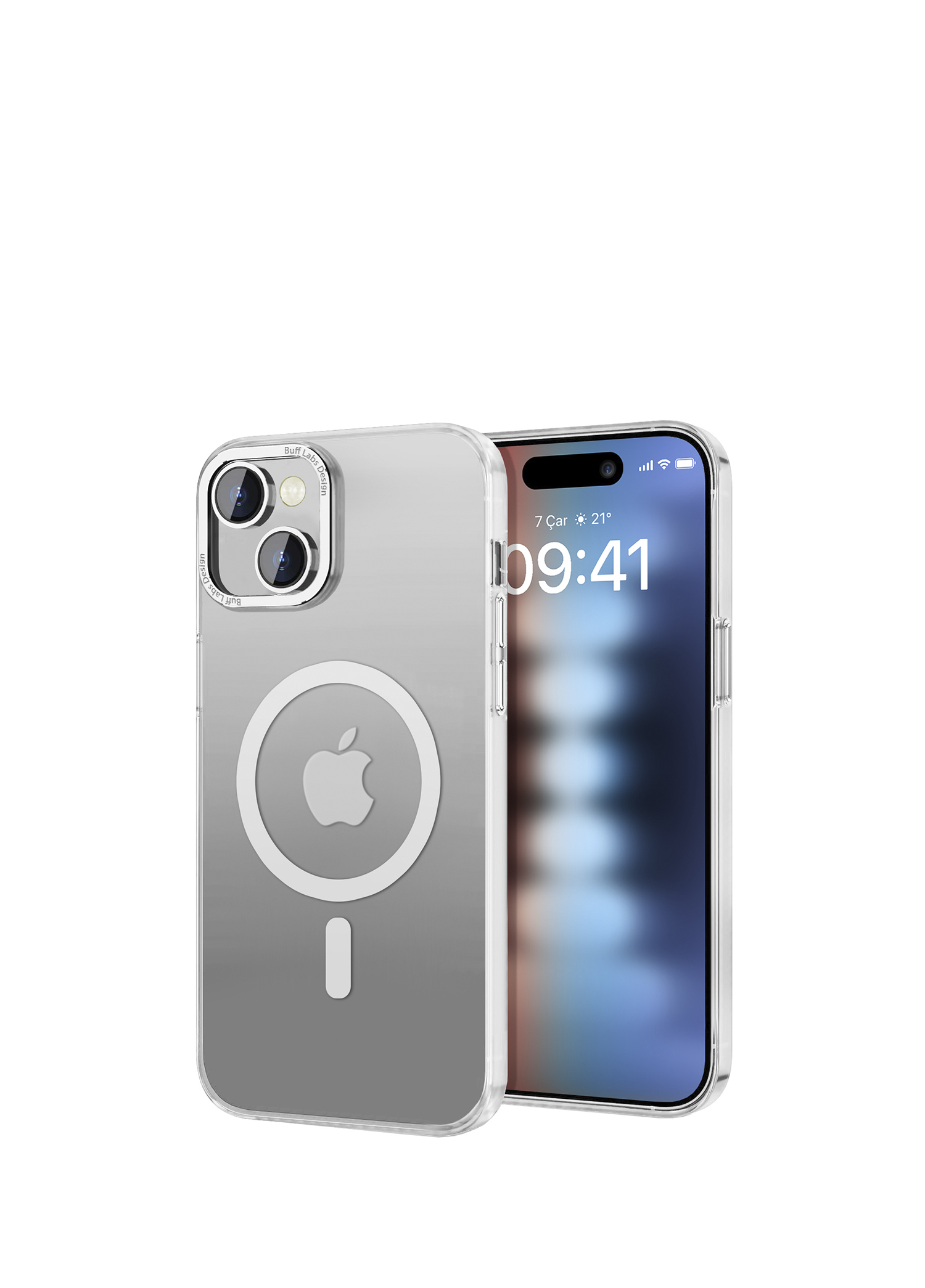 White iPhone 15 TaoFit Kılıf