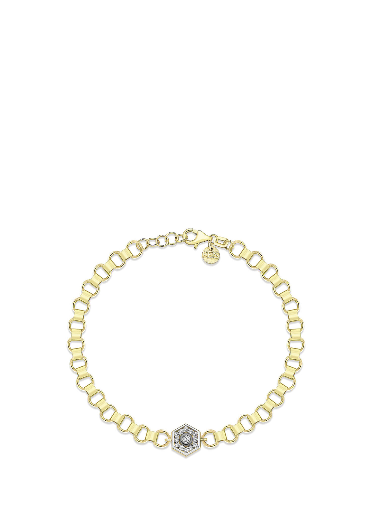 Mini Hexa Bracelet 14 Ayar Altın Kadın Bilekik